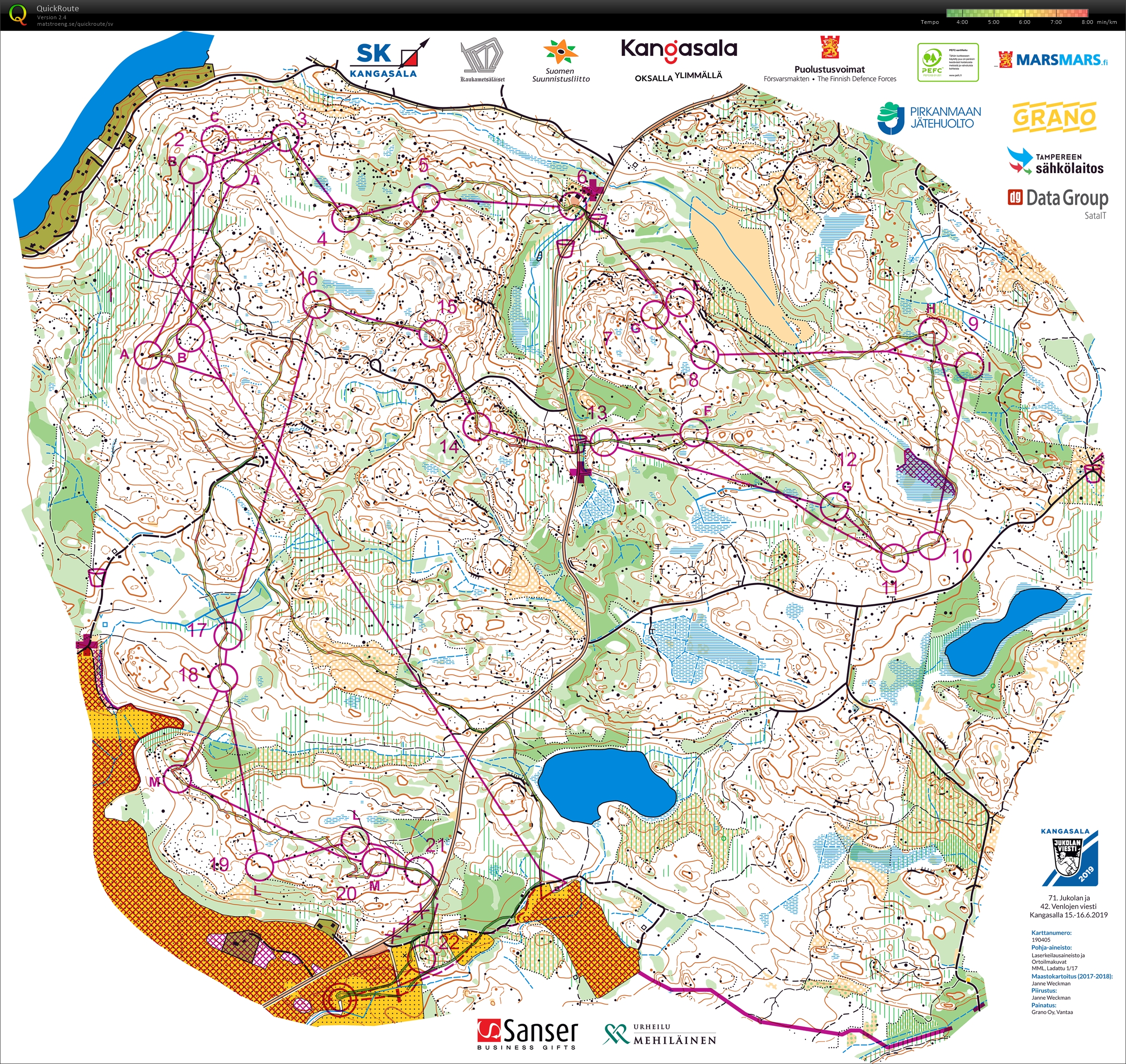 Jukola, sträcka 2 (2019-06-15)