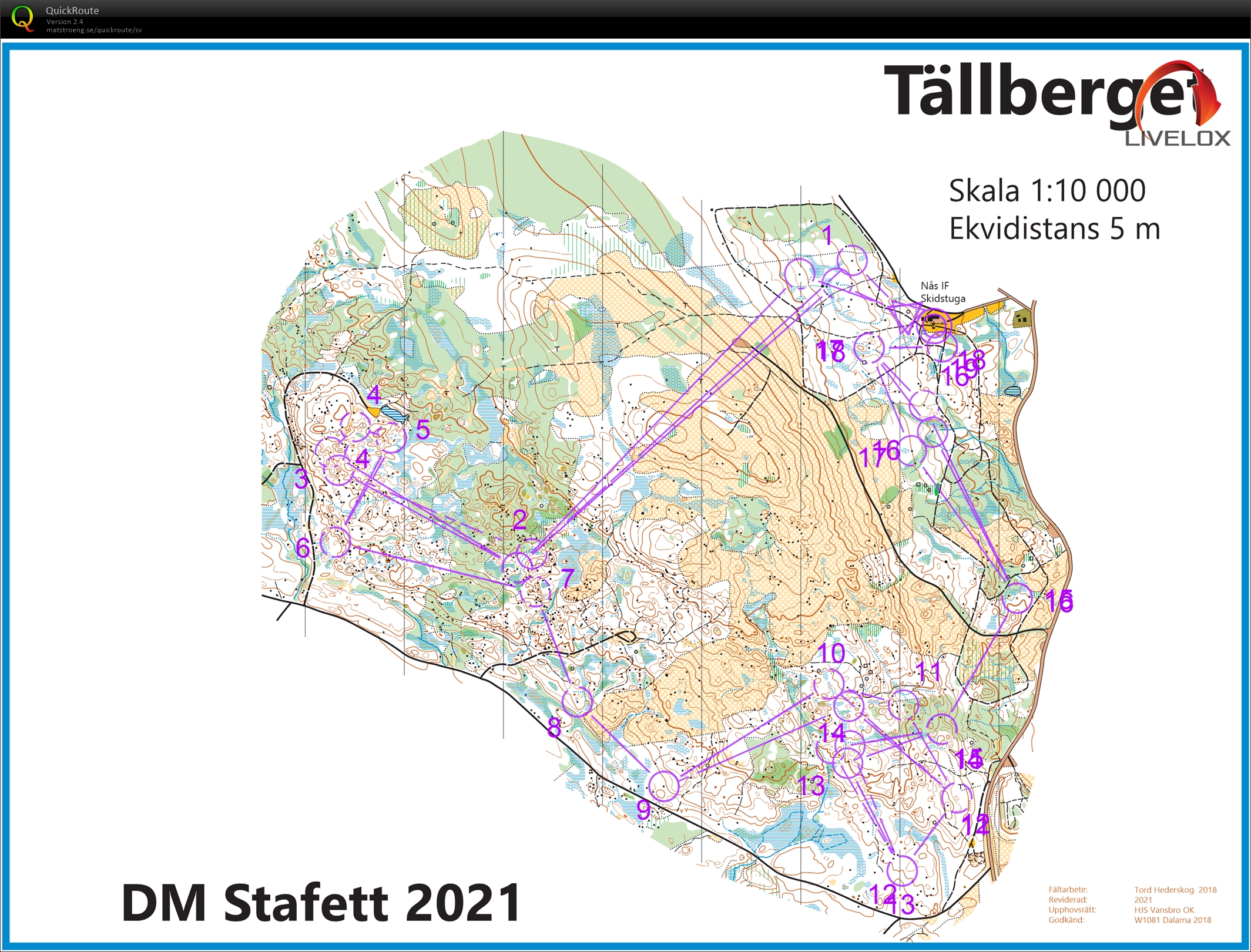 DM-Stafett, Sträcka 1 (2021-09-12)