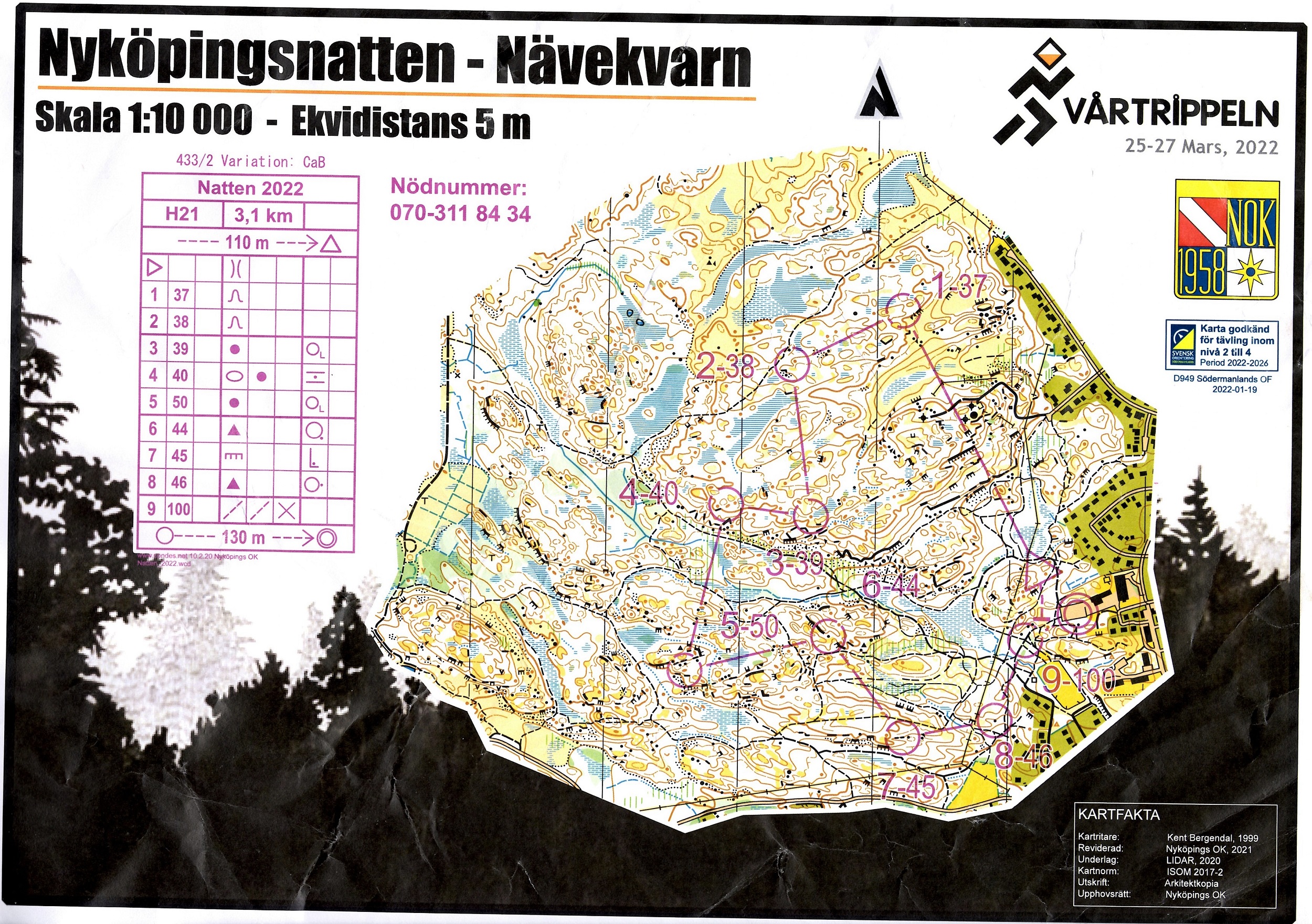 Nyköpingsnatten, varv 2 (25/03/2022)