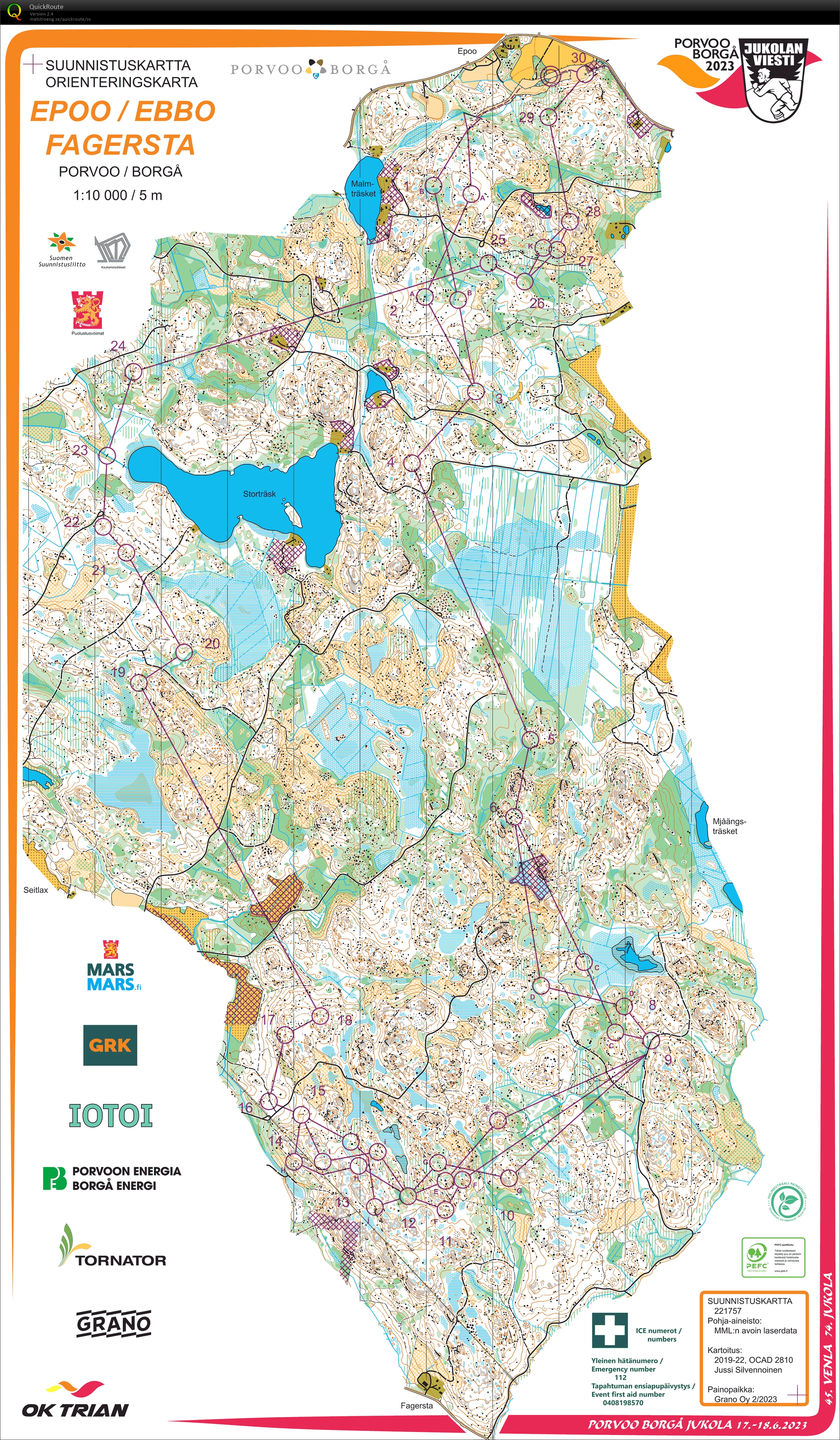 Jukola, Sträcka 3 (2023-06-17)