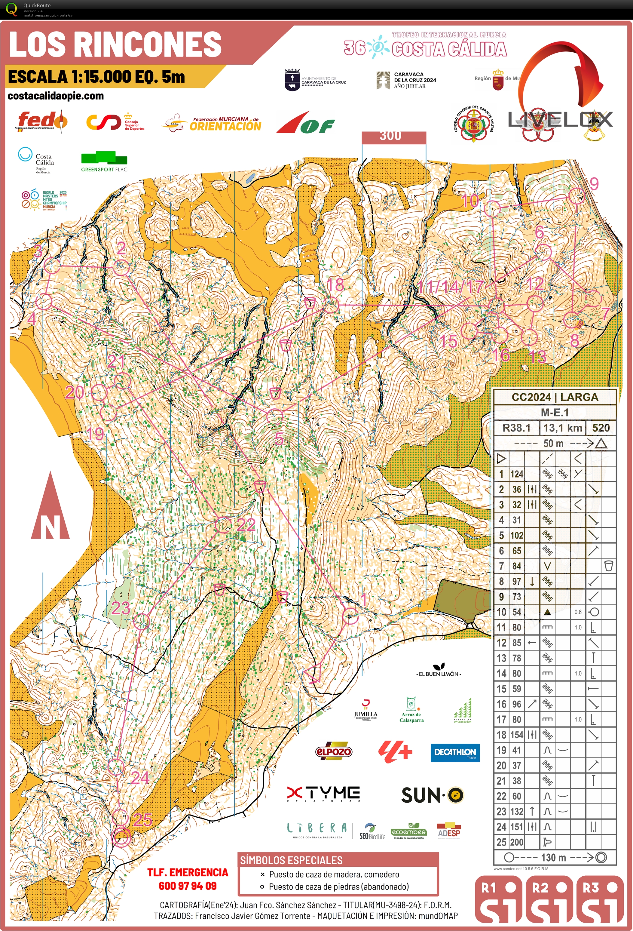 36 Trofeo Internacional Costa Cálida, Lång (2024-03-02)