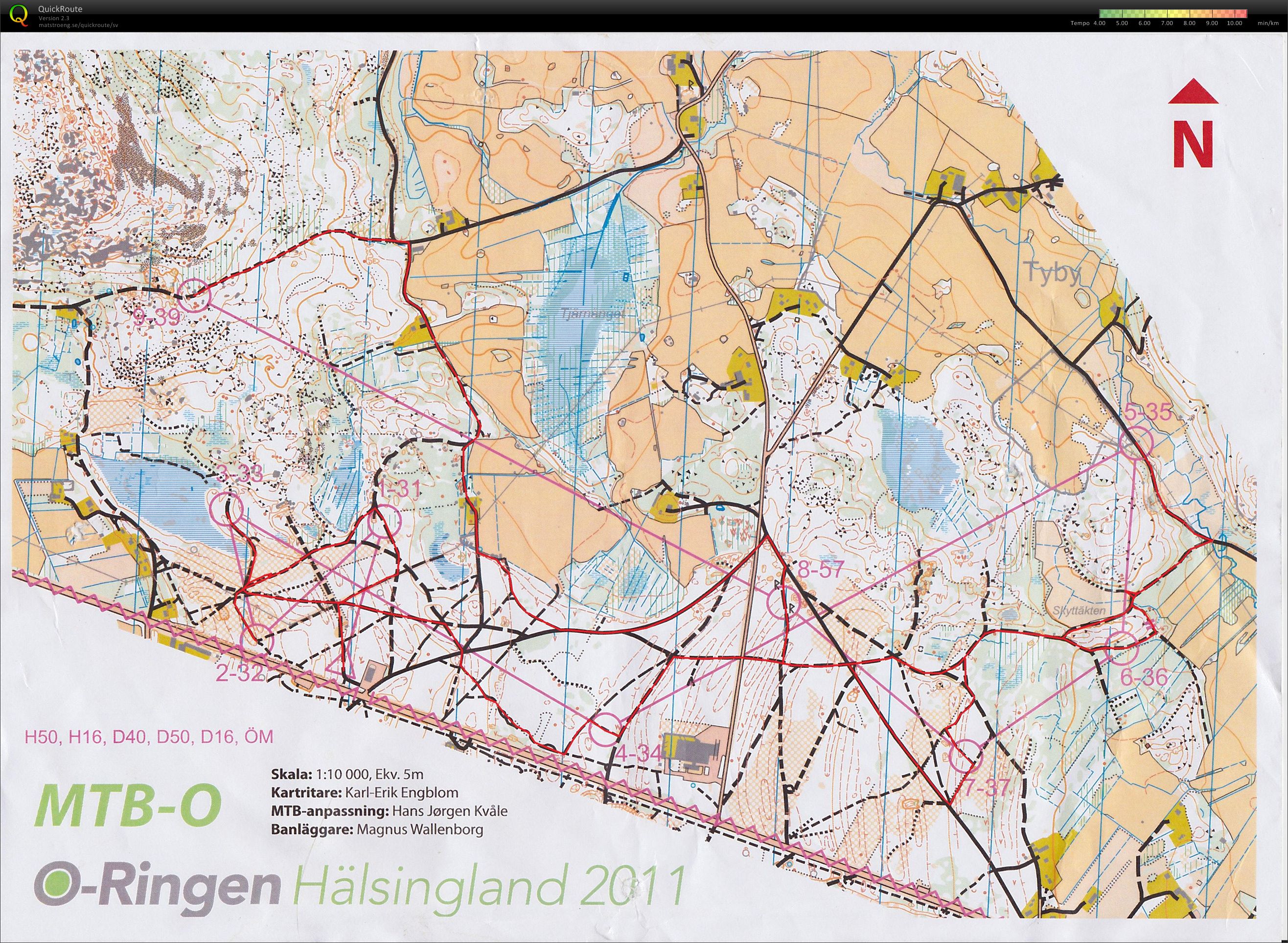 MTB-O-ringen, Etapp 1, del 1 (2011-07-26)