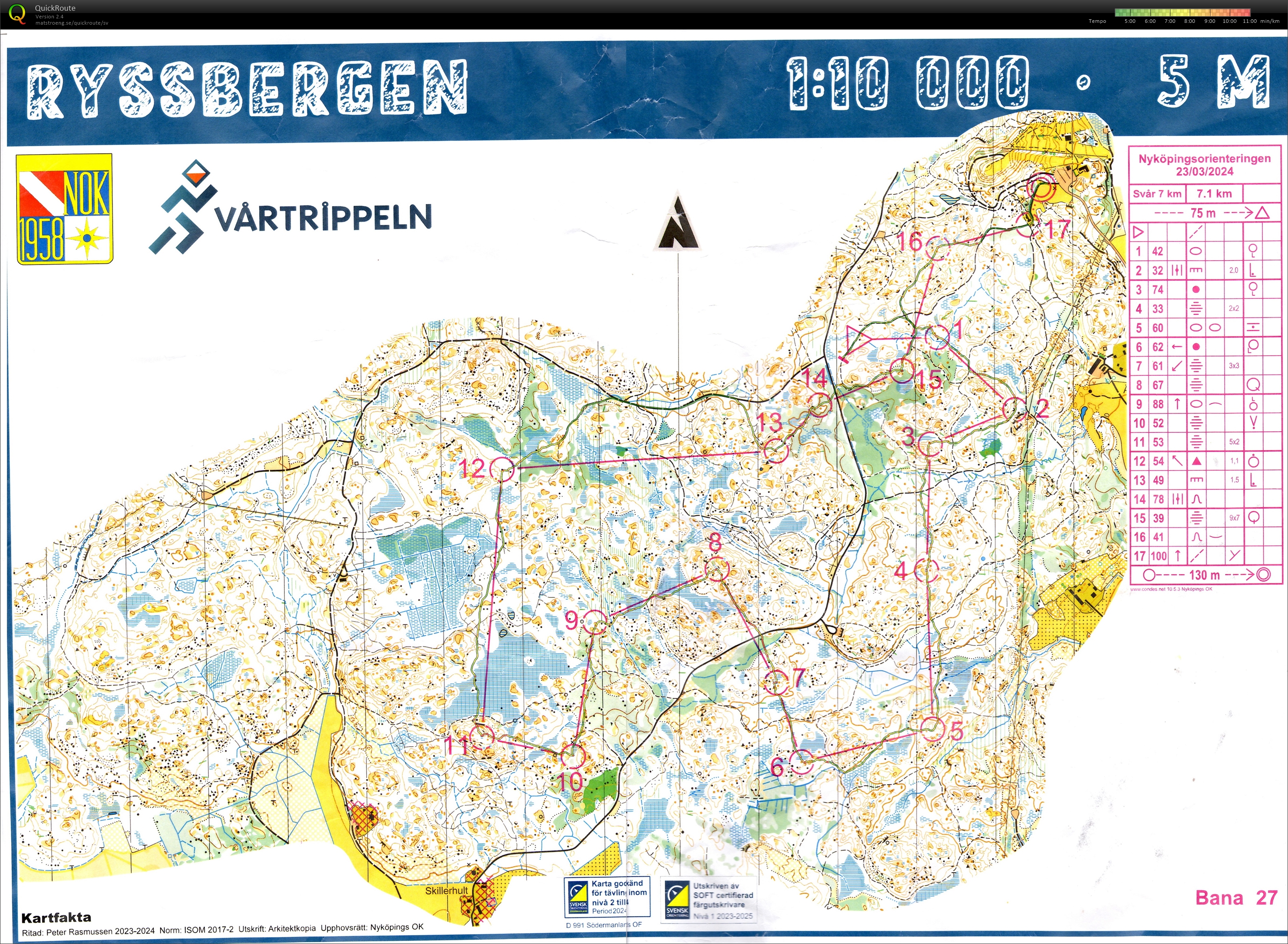 Nyköpingsorienteringen, Öppen 7 (2024-03-23)