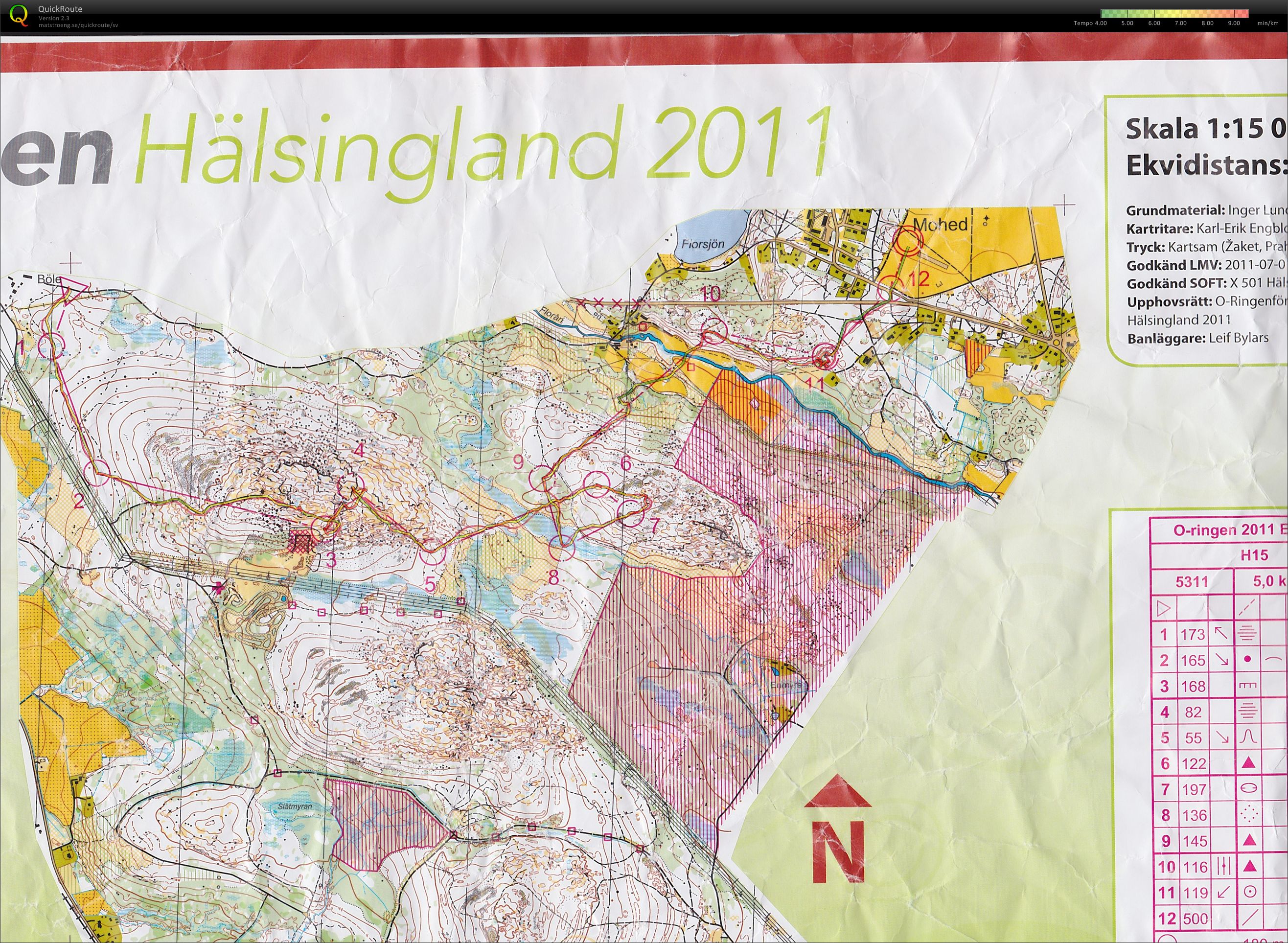 O-ringen, Etapp 5 (2011-07-29)