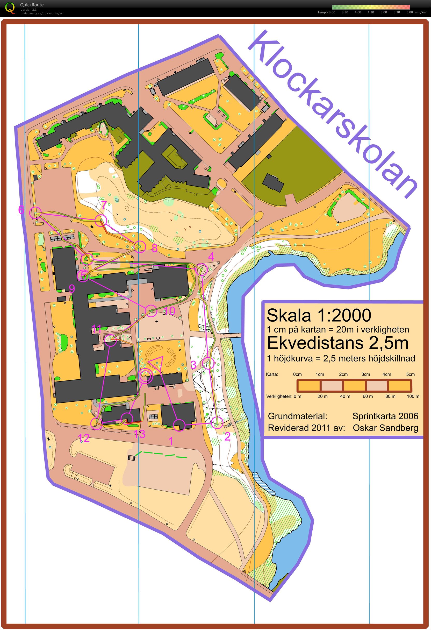 Sprintträning, Bana 3 (2011-08-23)