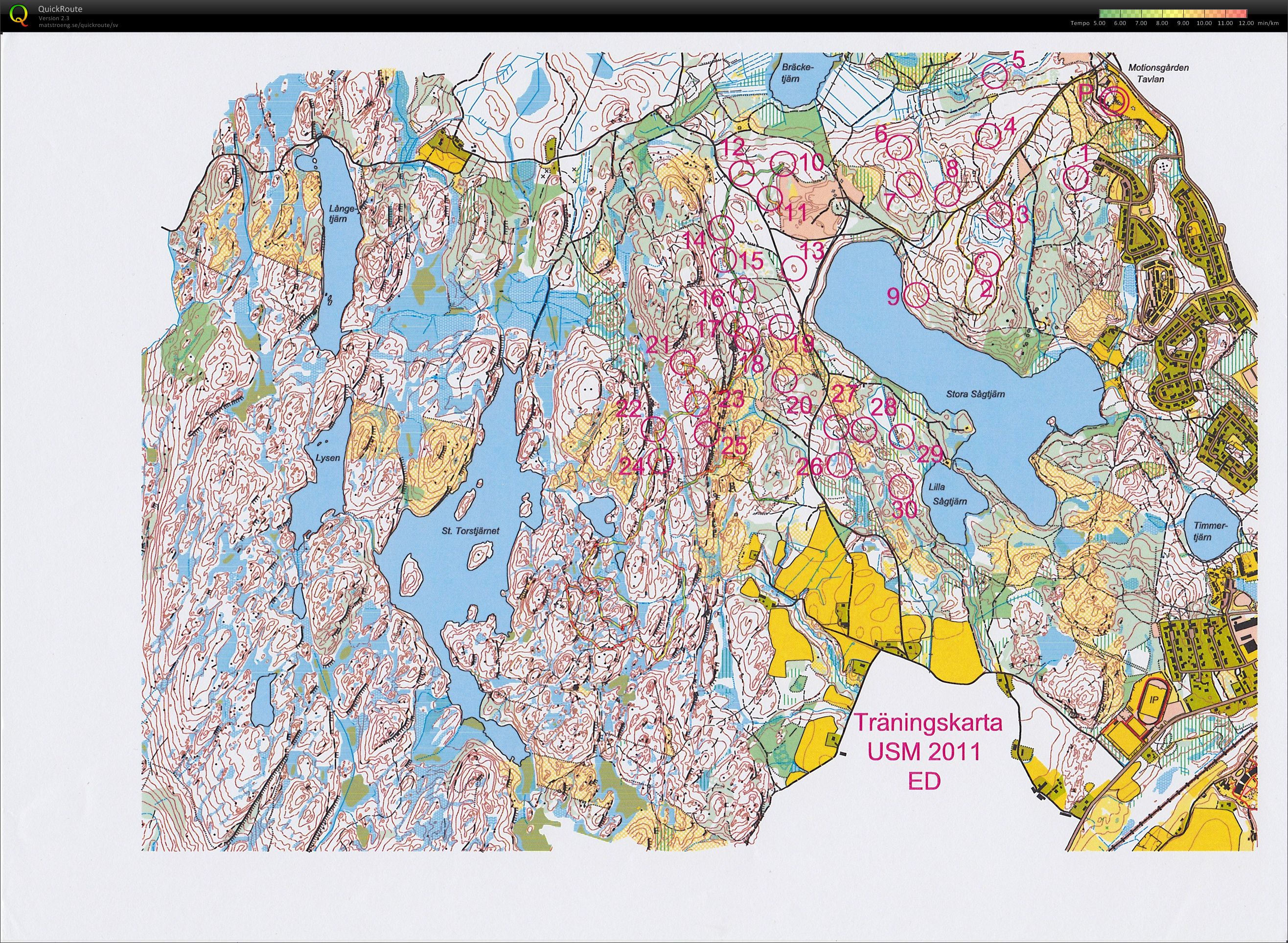 USM, Träning 2 (2011-09-08)