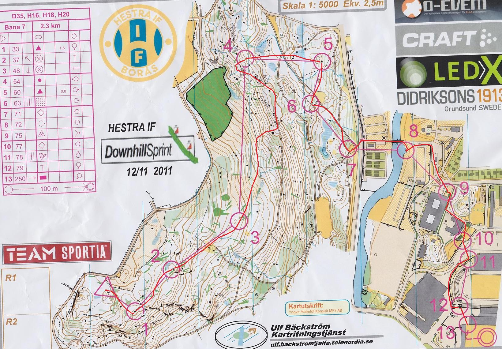 O-Event, Downhill Sprint (12/11/2011)