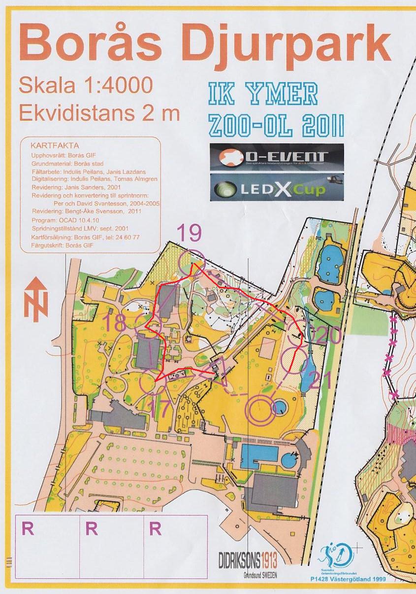 O-Event, Zoorientering, del 2 (2011-11-14)