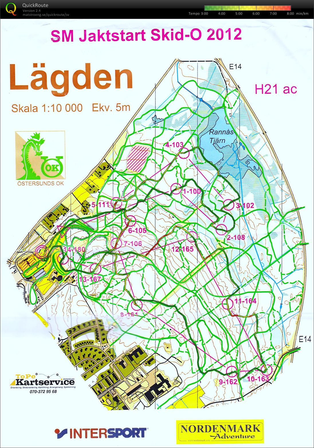 Skid-O Östersund, Jaktstart, del 1 (2012-01-29)