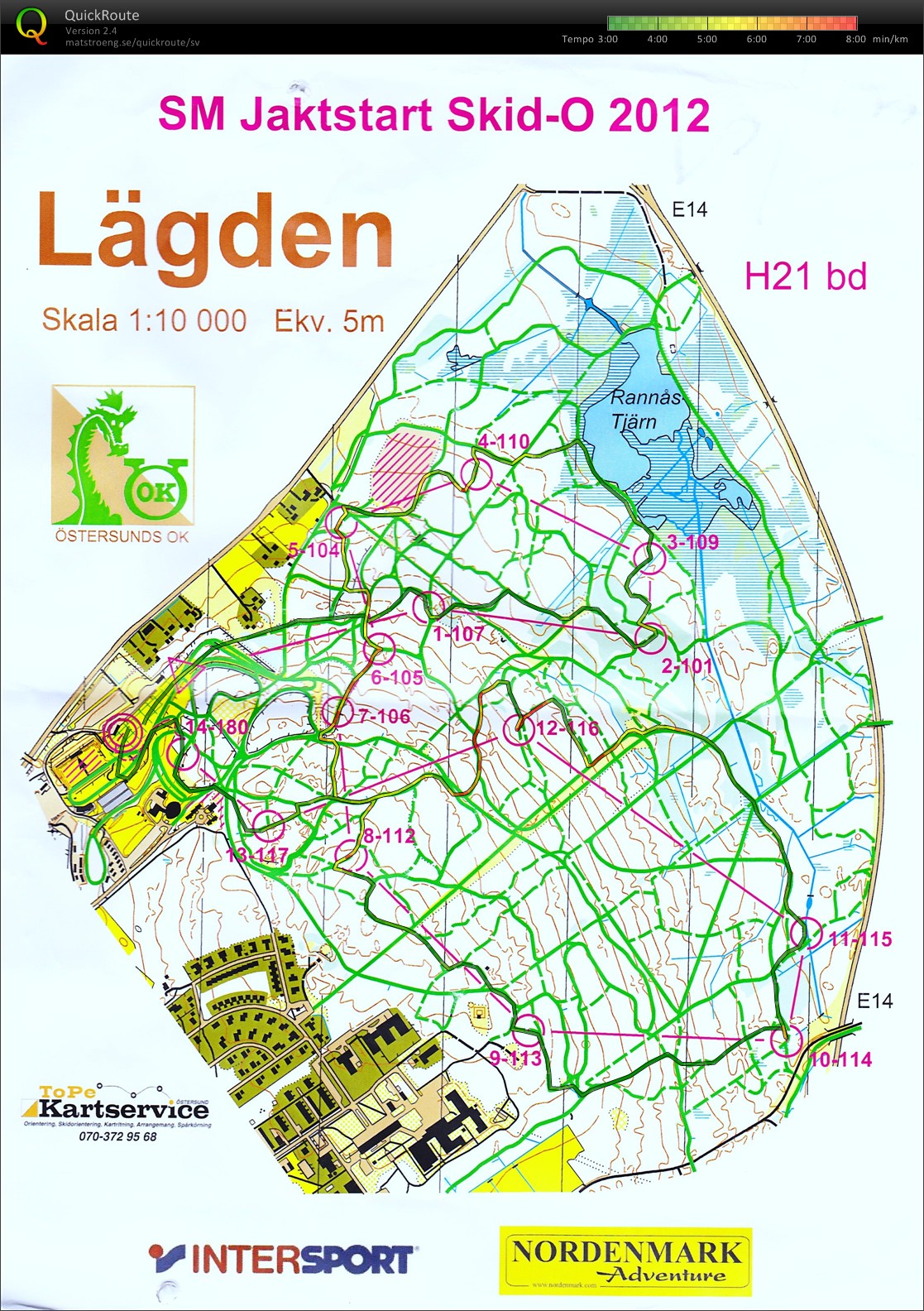 Skid-O Östersund, Jaktstart, del 2 (2012-01-29)