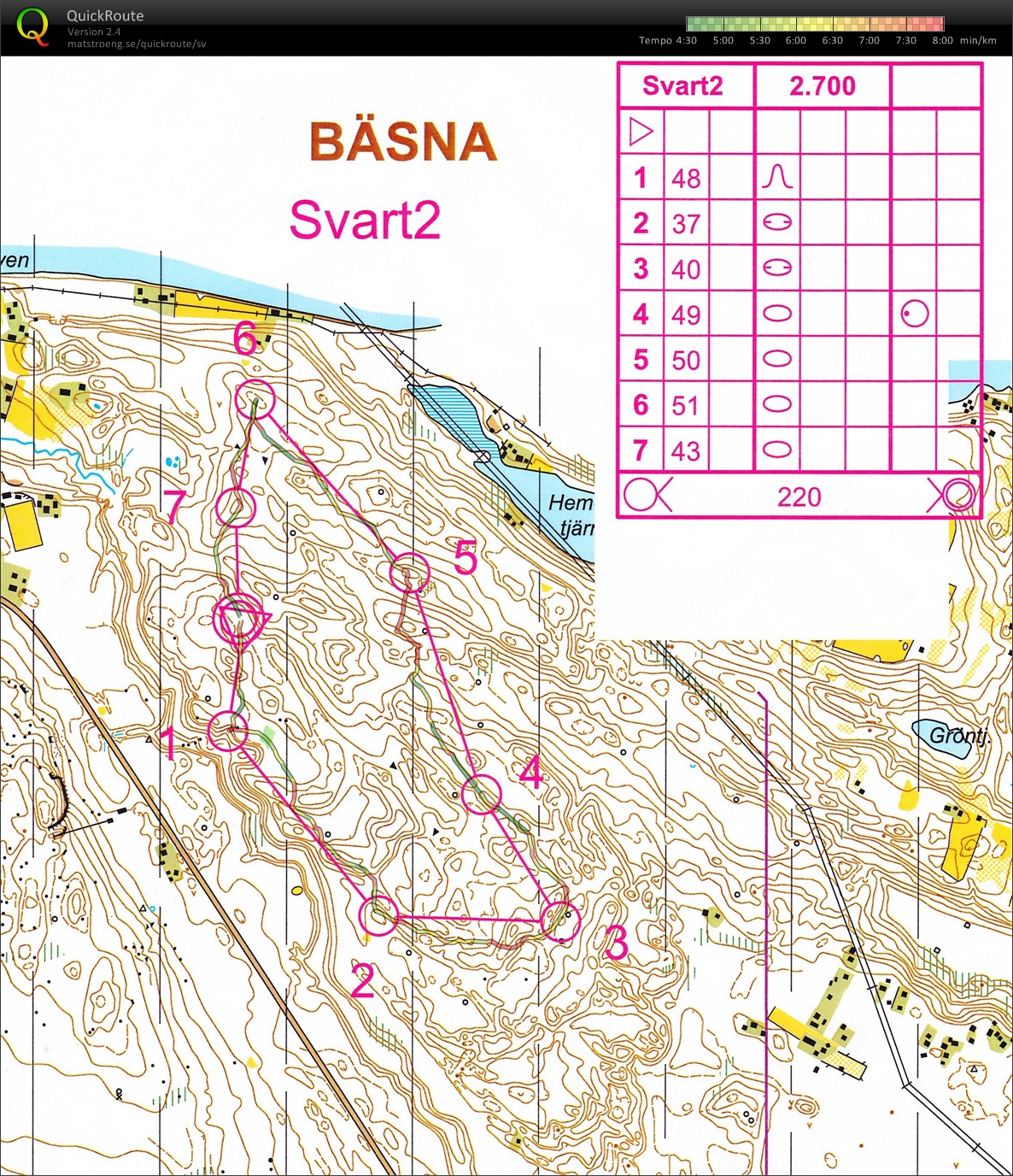 Teknikträning Brunbild, Bana 2 (2012-04-12)