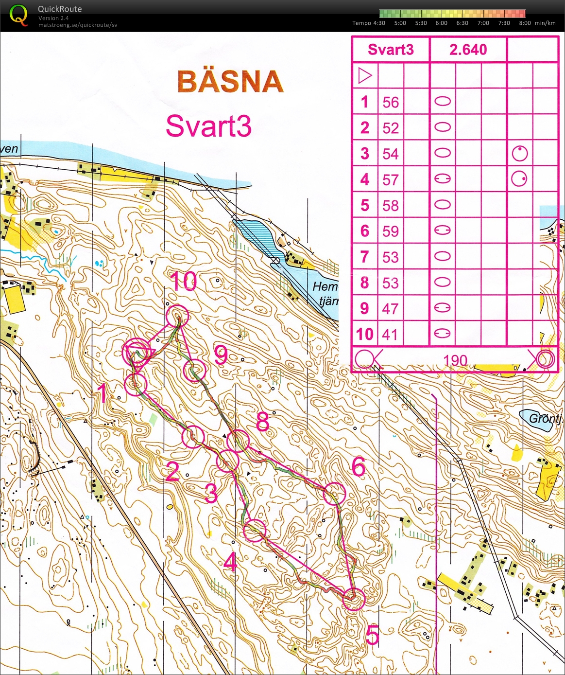 Teknikträning Brunbild, Bana 3 (2012-04-12)