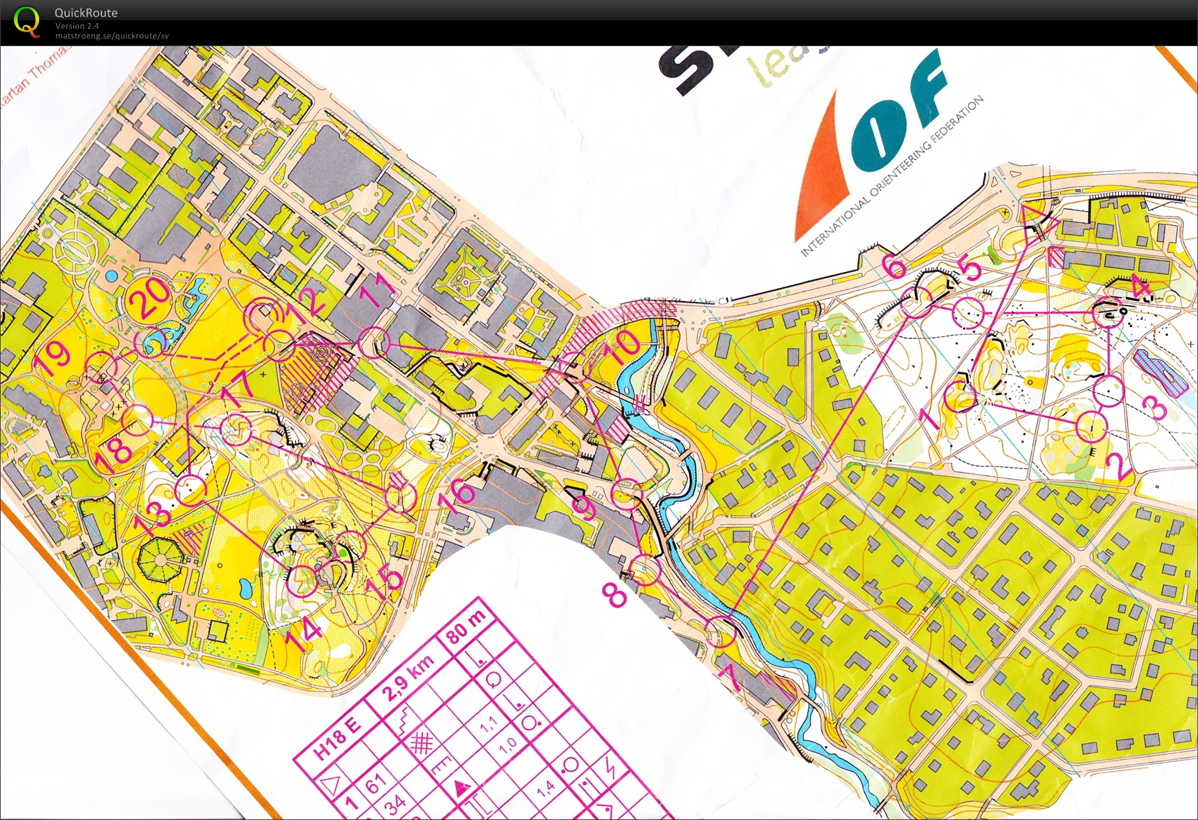 Silva Leauge Linköping, Sprint (2012-05-04)