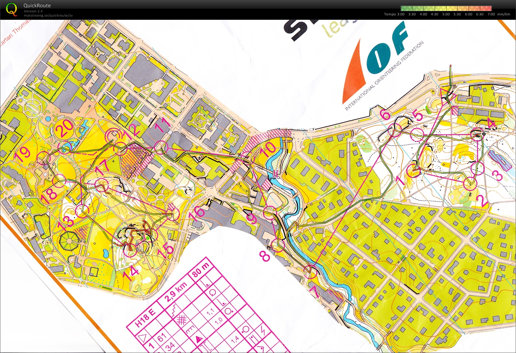 Silva Leauge Linköping, Sprint (2012-05-04)