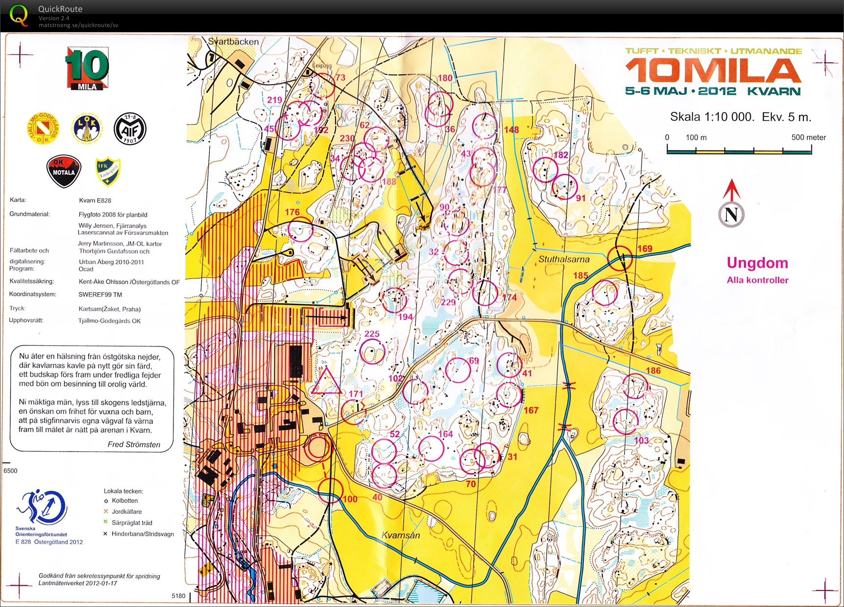 10-Mila, Ungdomskavlen (2012-05-05)