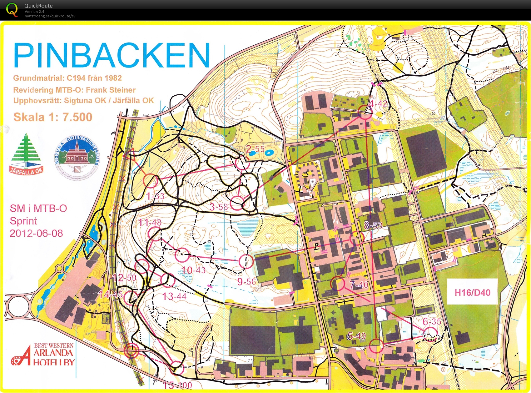 USM MTB-O, Sprint (2012-06-08)