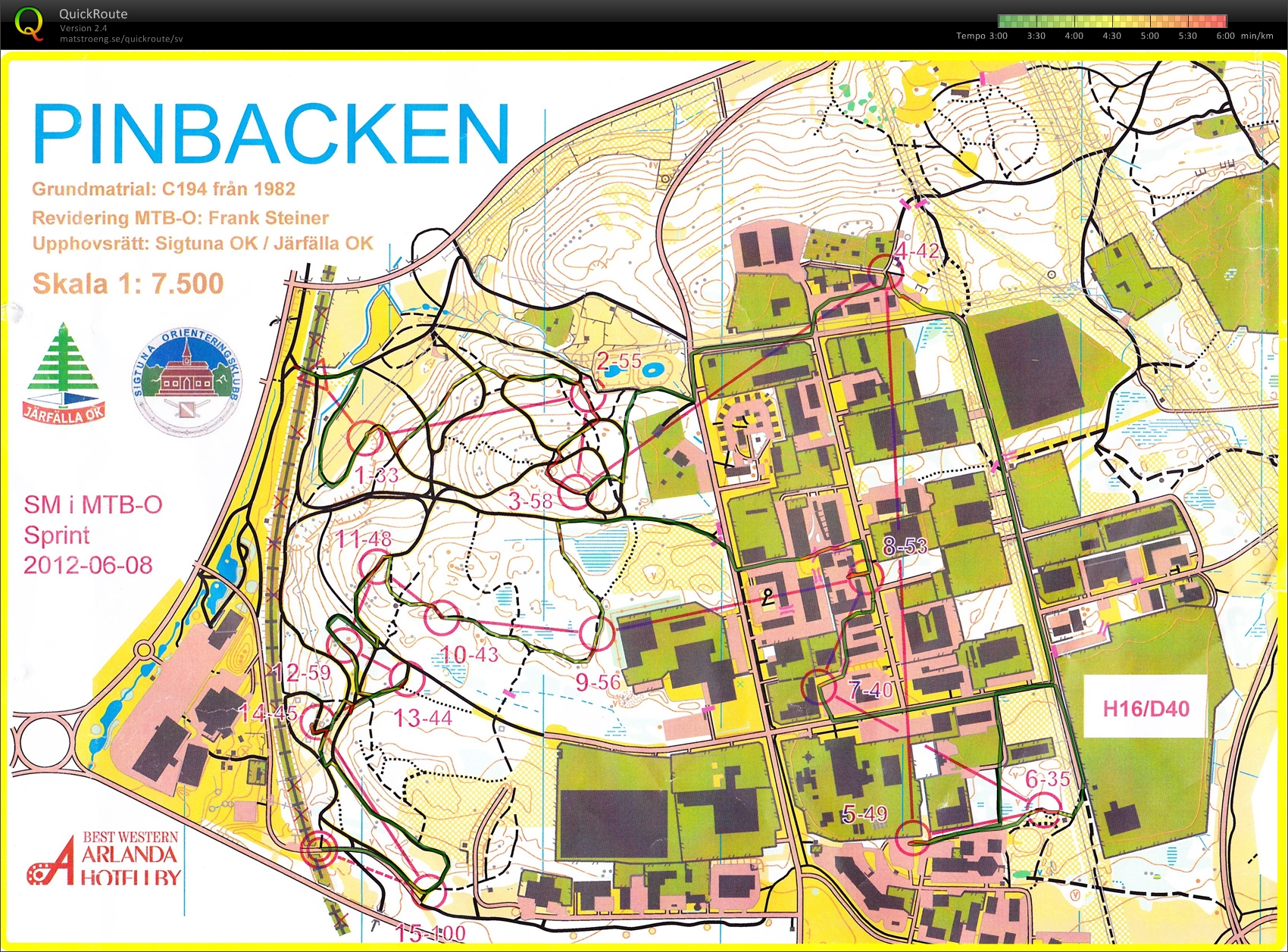 USM MTB-O, Sprint (2012-06-08)