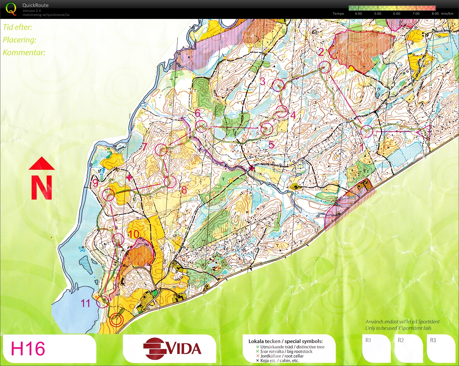 O-ringen, Etapp 2 (23/07/2012)