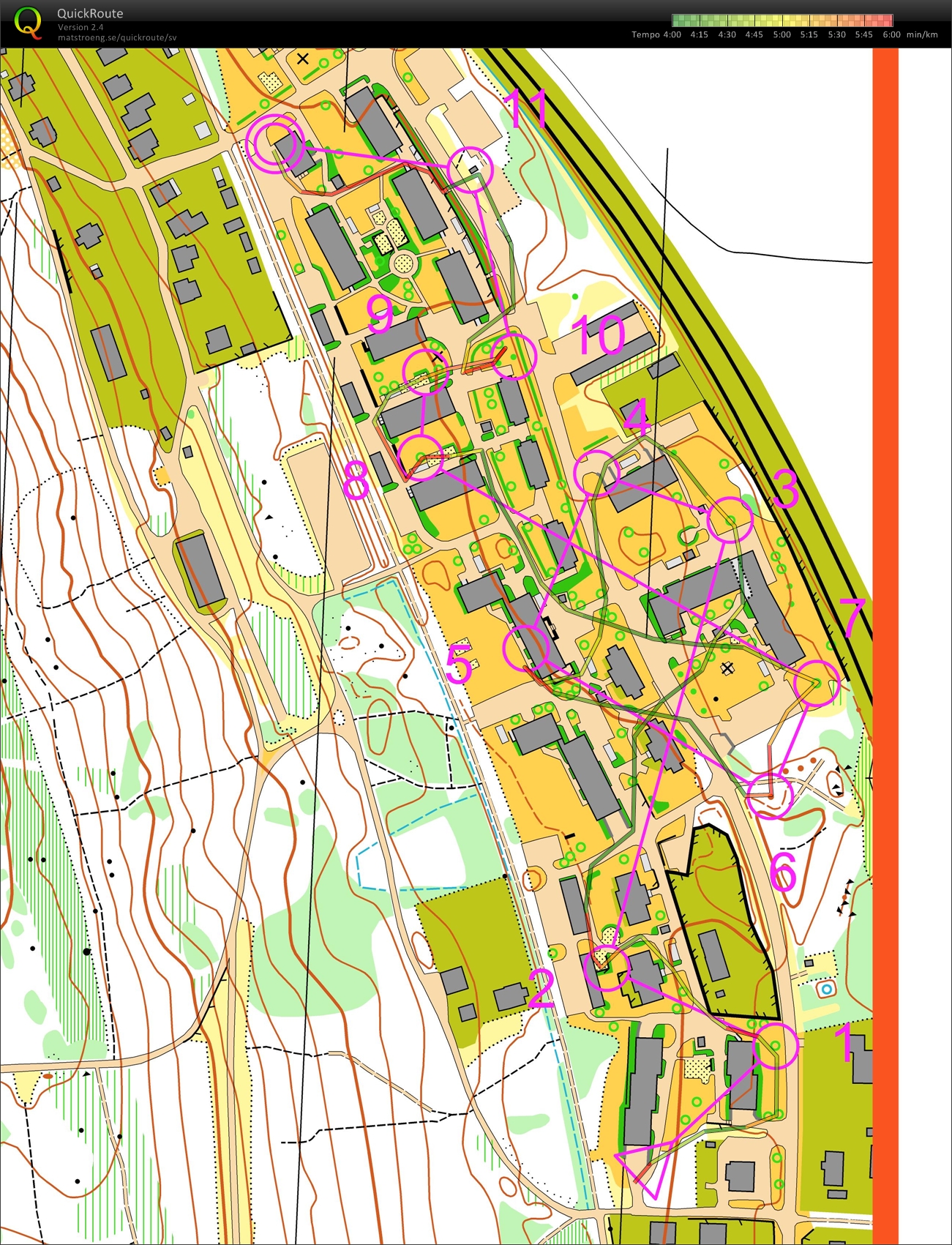 Sprintintervaller, Bana 1 (2013-04-04)