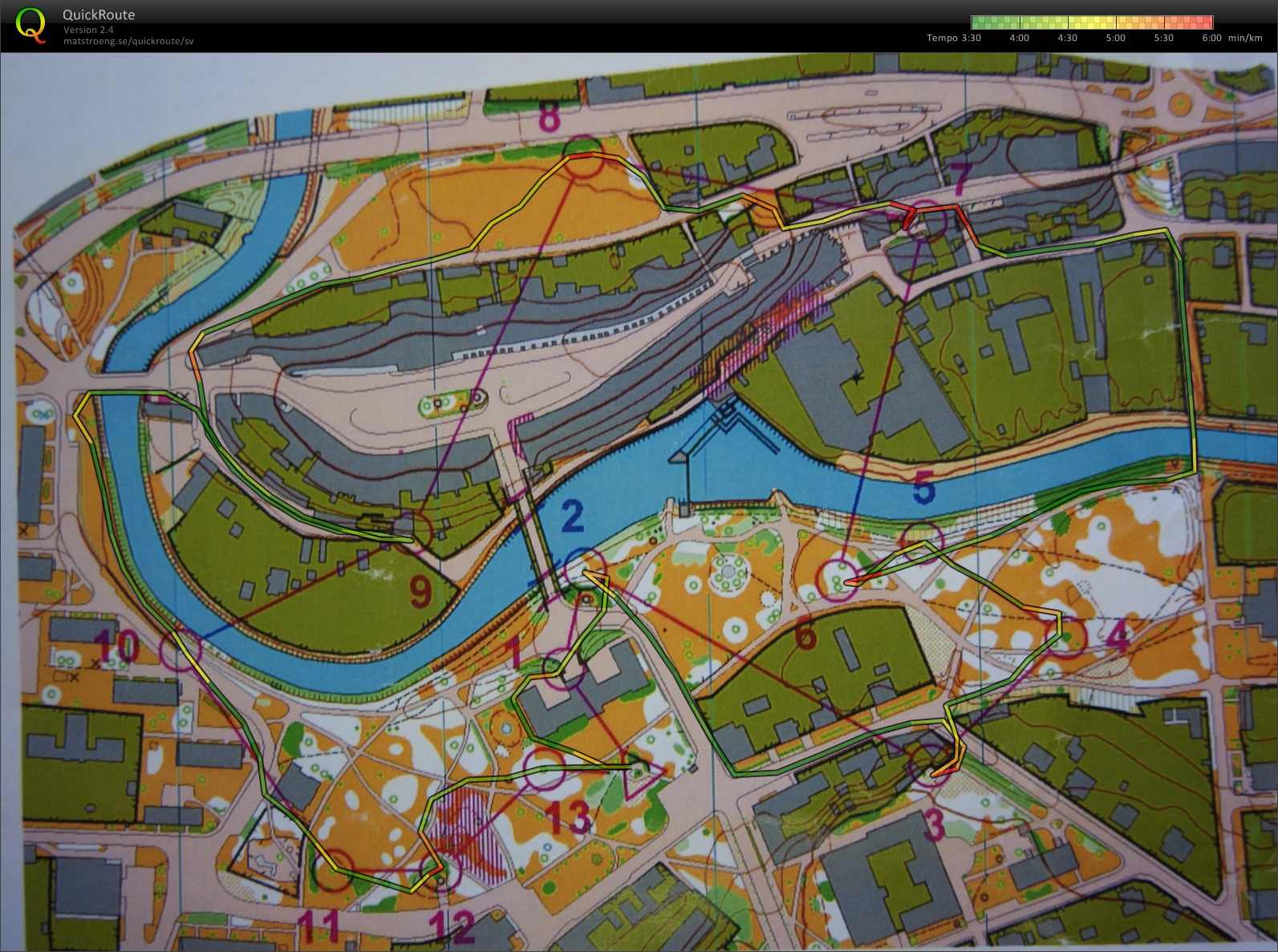 Sprintträning, Bana 1 (2013-06-29)