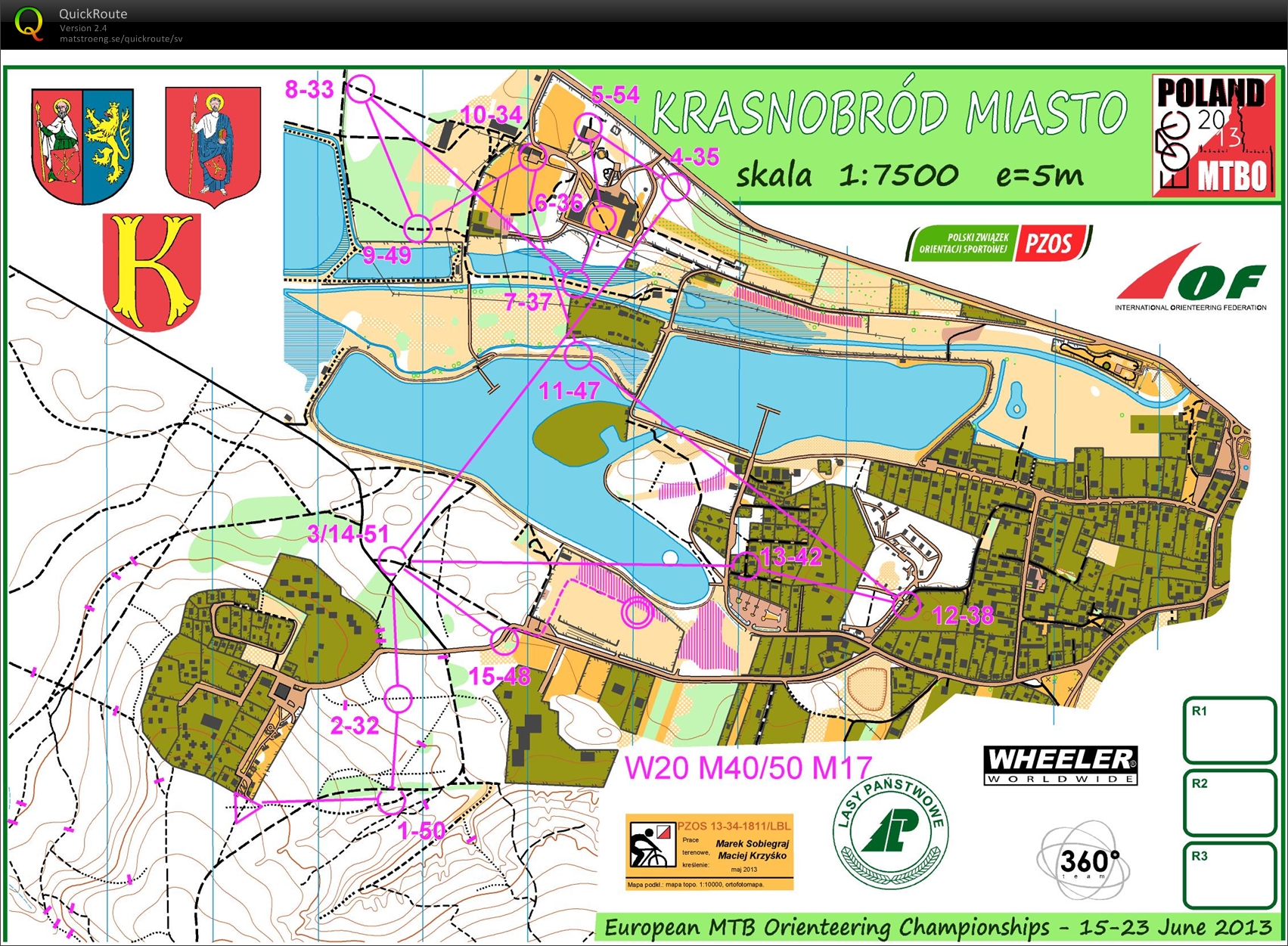 UEM MTB-O, Sprint (2013-06-17)