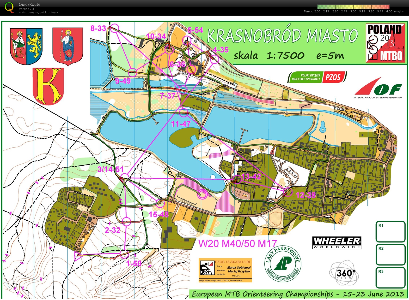 UEM MTB-O, Sprint (2013-06-17)