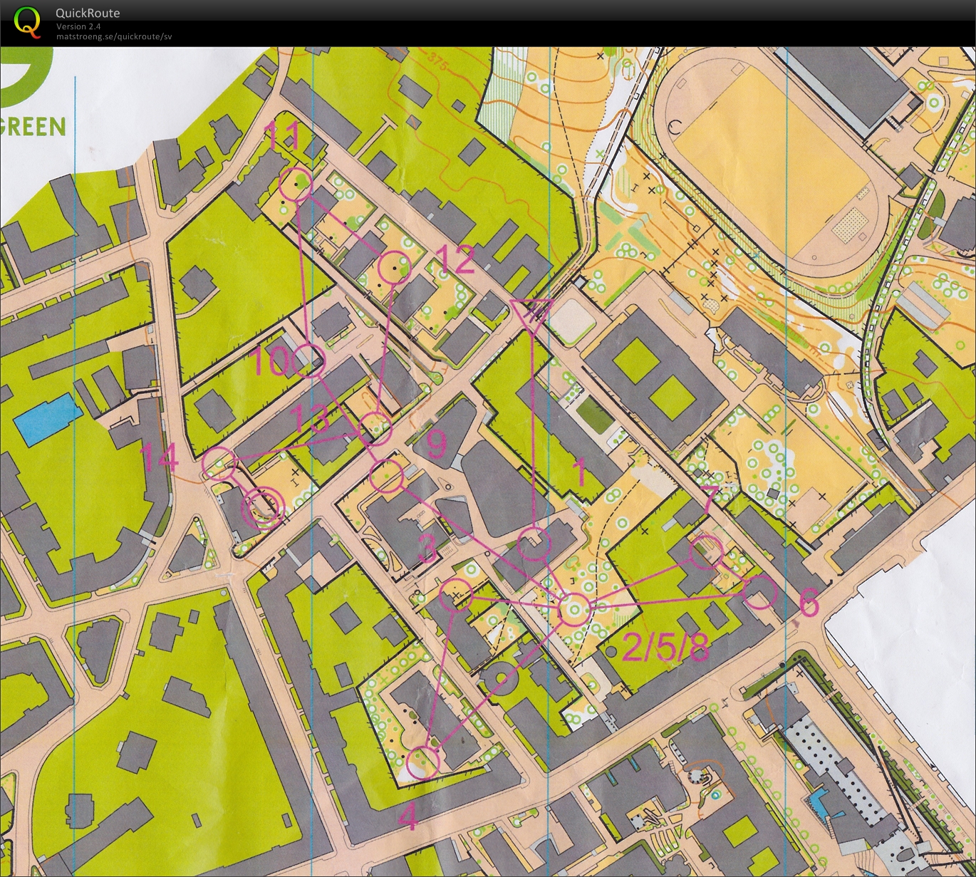 Sprintintervaller, Bana 1 (2013-07-10)