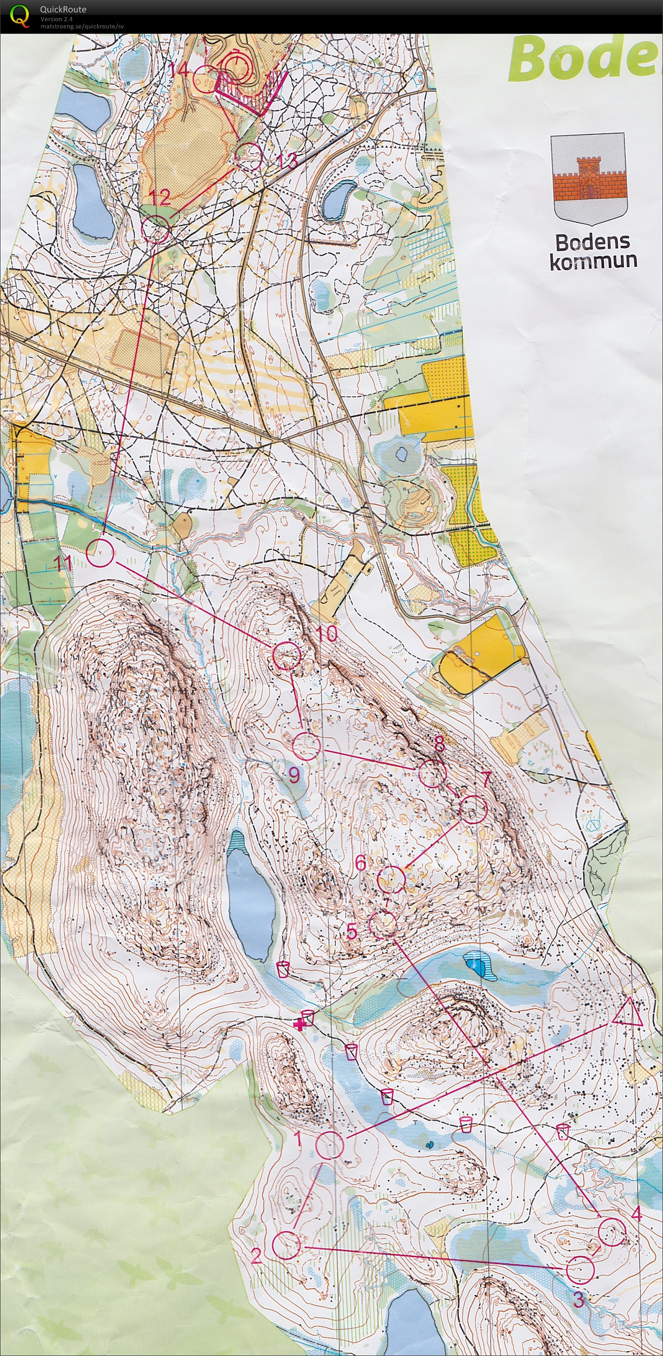 O-ringen, Etapp 1 (2013-07-21)