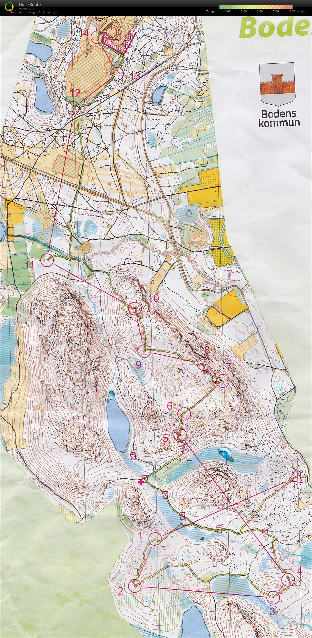 O-ringen, Etapp 1 (2013-07-21)