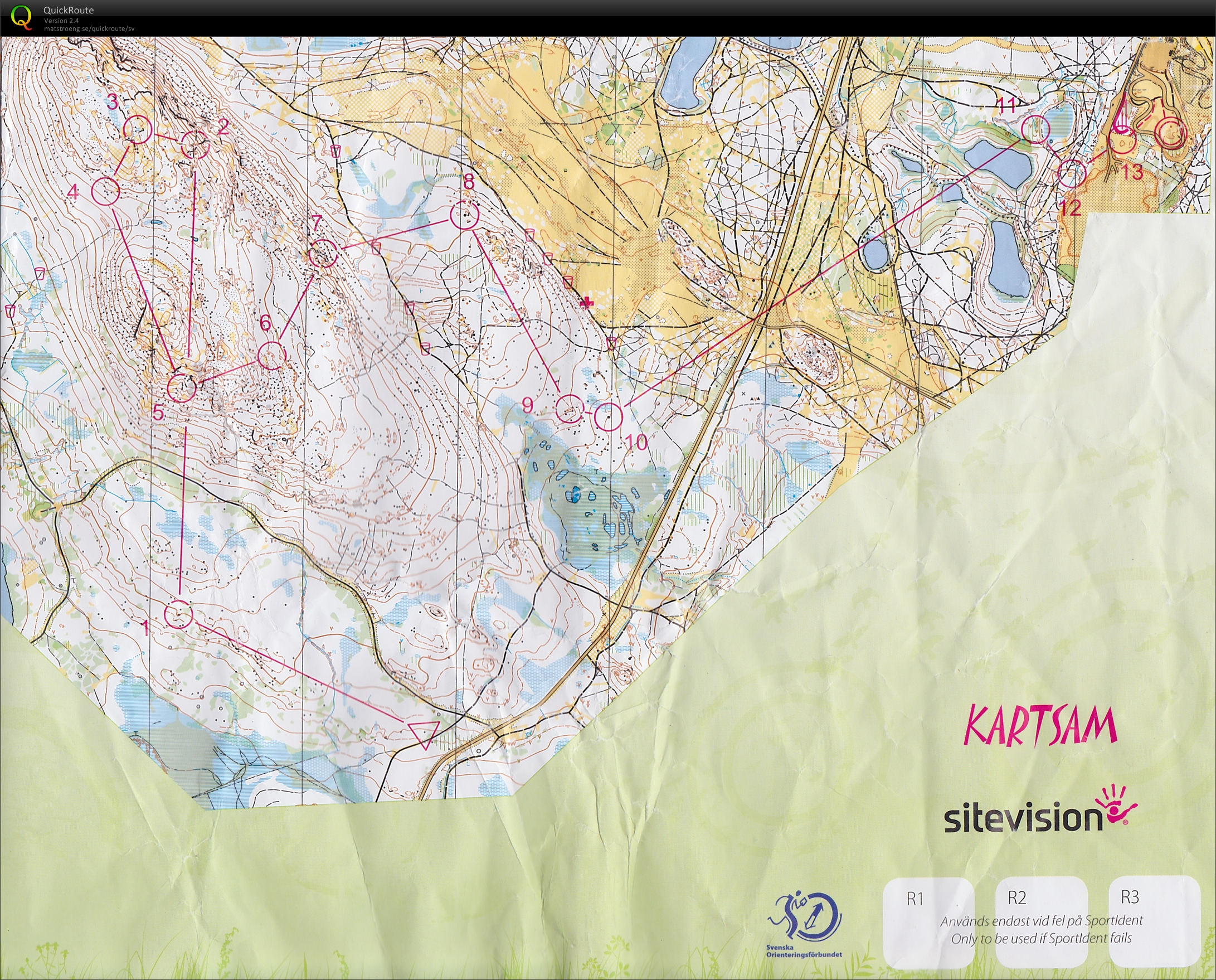 O-ringen, Etapp 2 (2013-07-22)