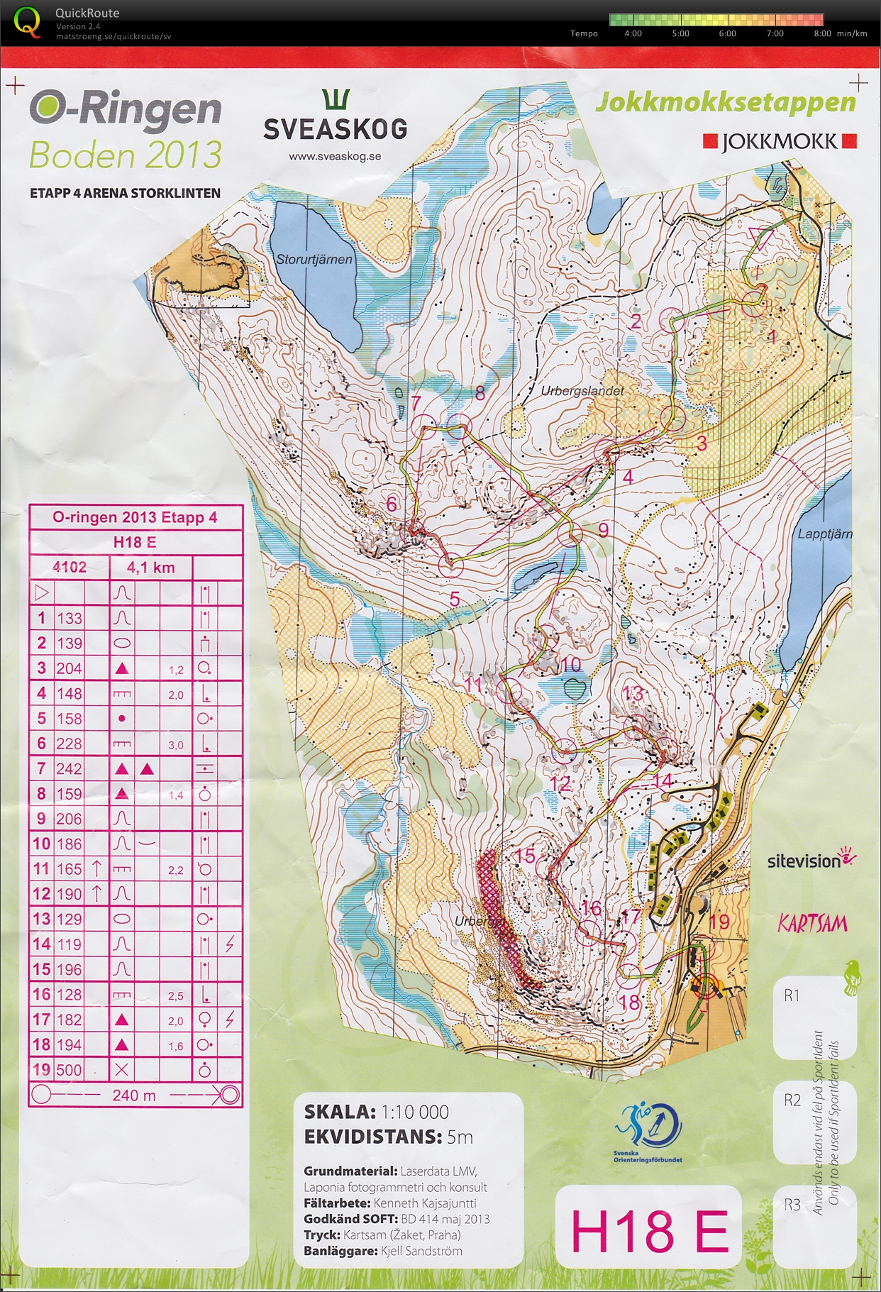 O-ringen, Etapp 4 (2013-07-25)