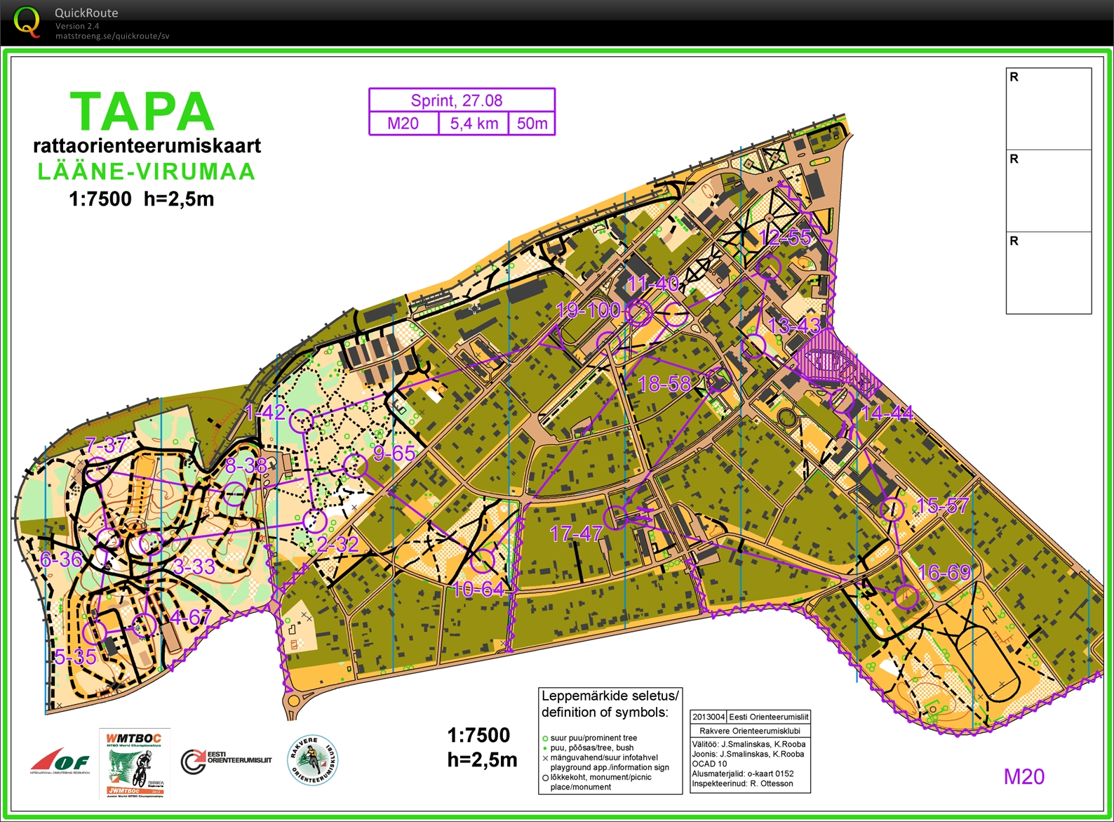 JVM MTB-O, Sprint (2013-08-27)