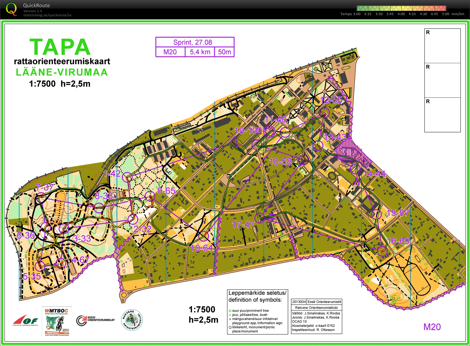JVM MTB-O, Sprint (2013-08-27)
