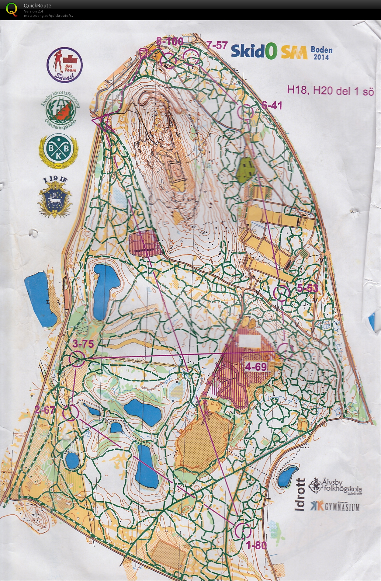 OBS-Tävling Boden, Lång, del 1 (2014-01-12)