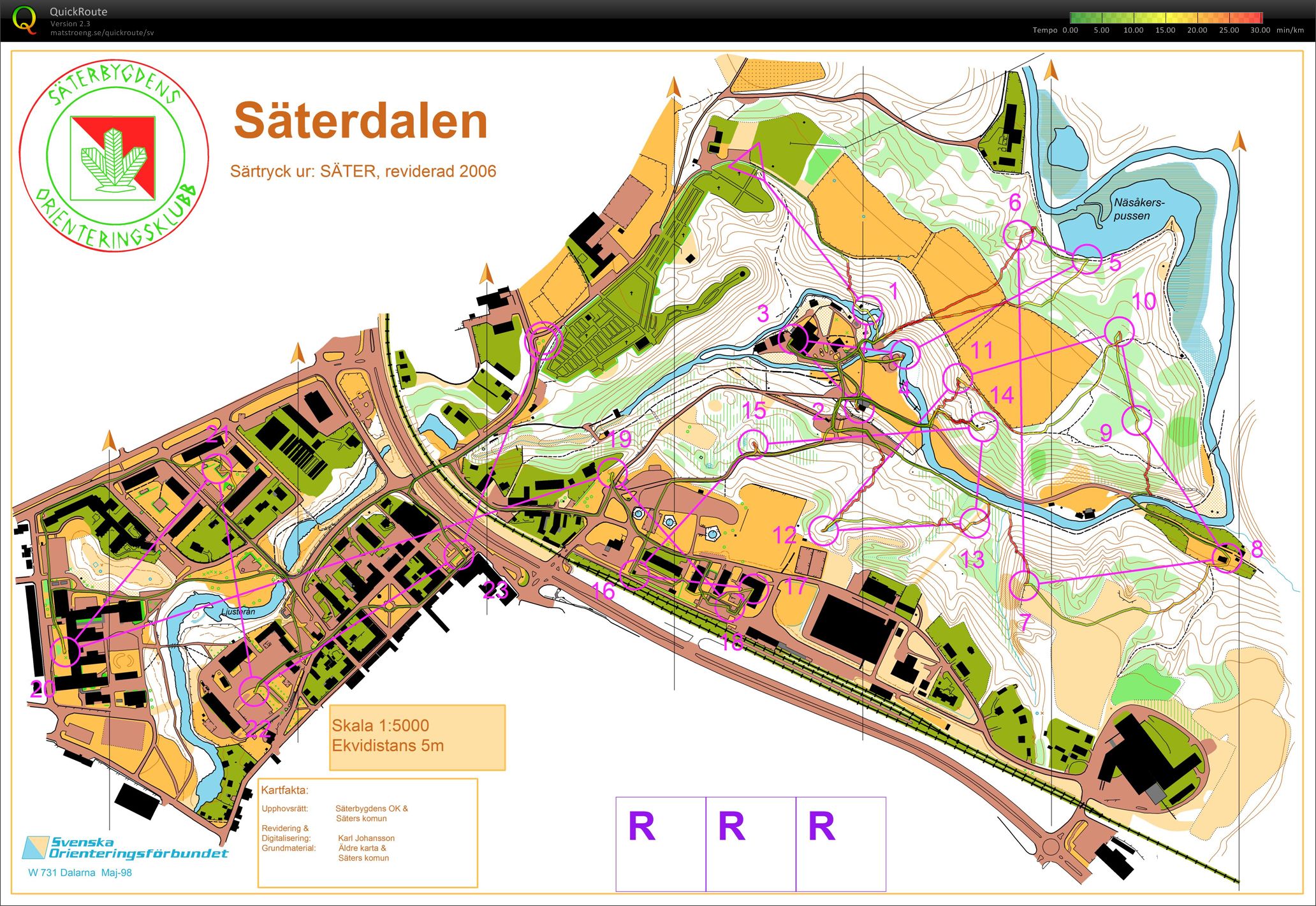 Säterdalen Karta | Karta 2020