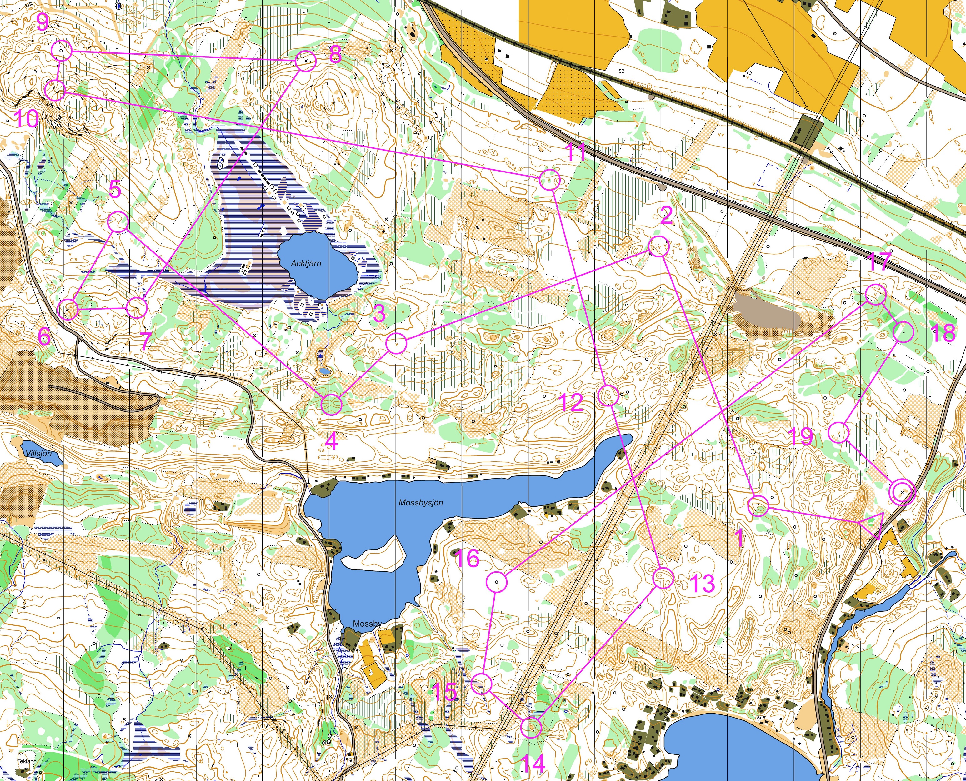 Långpass Dammsjön (2014-11-15)