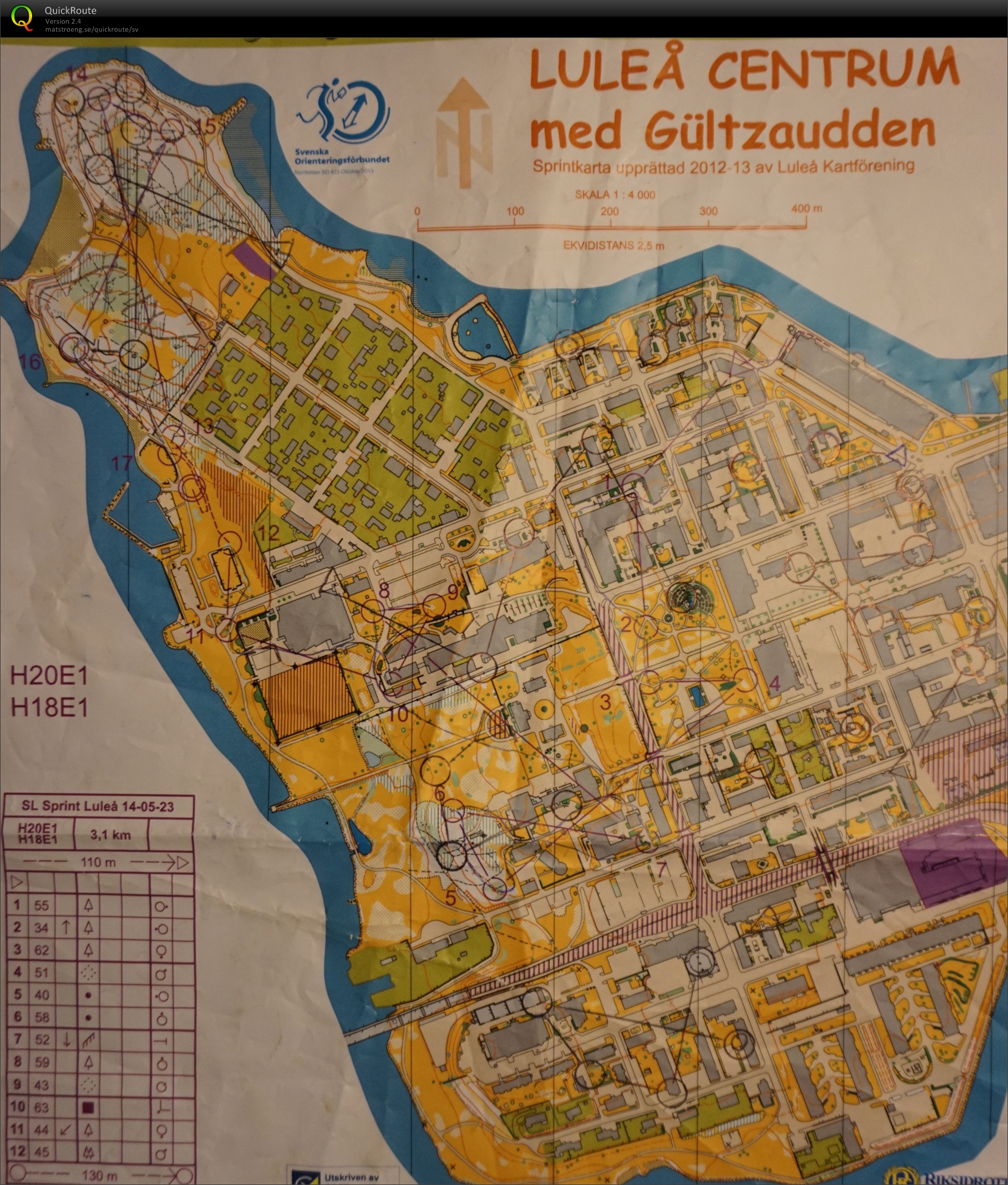 Sprintintervaller, Luleå (2015-01-17)