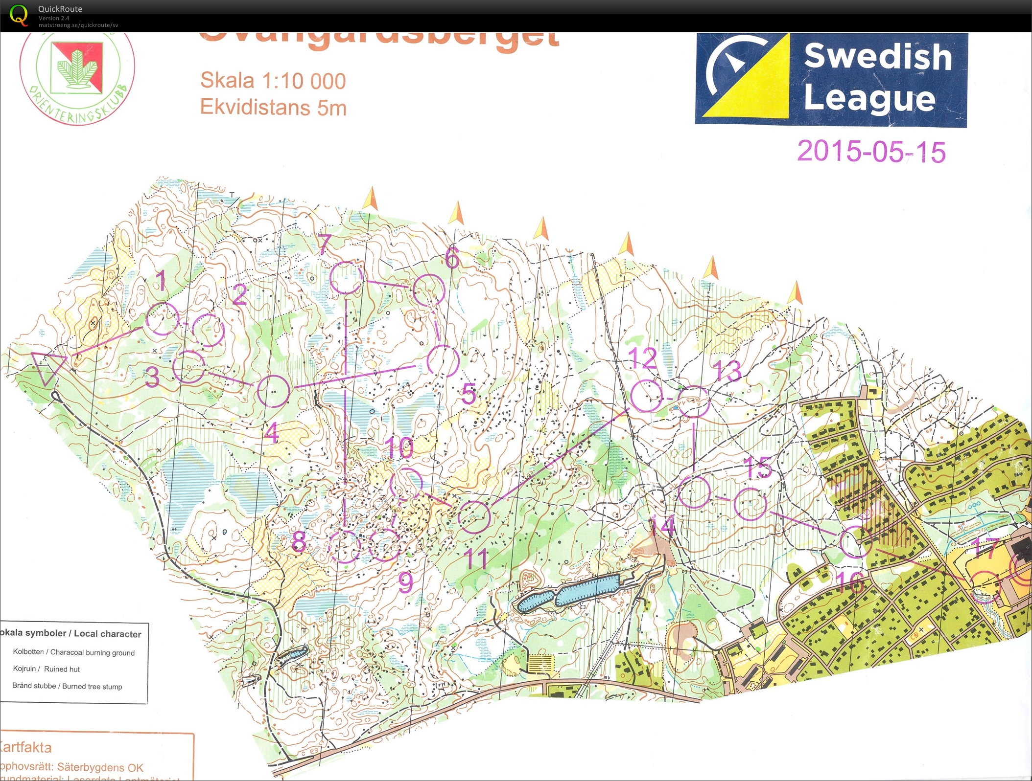 Swedish Leauge #4, Omlöpning (2015-05-31)