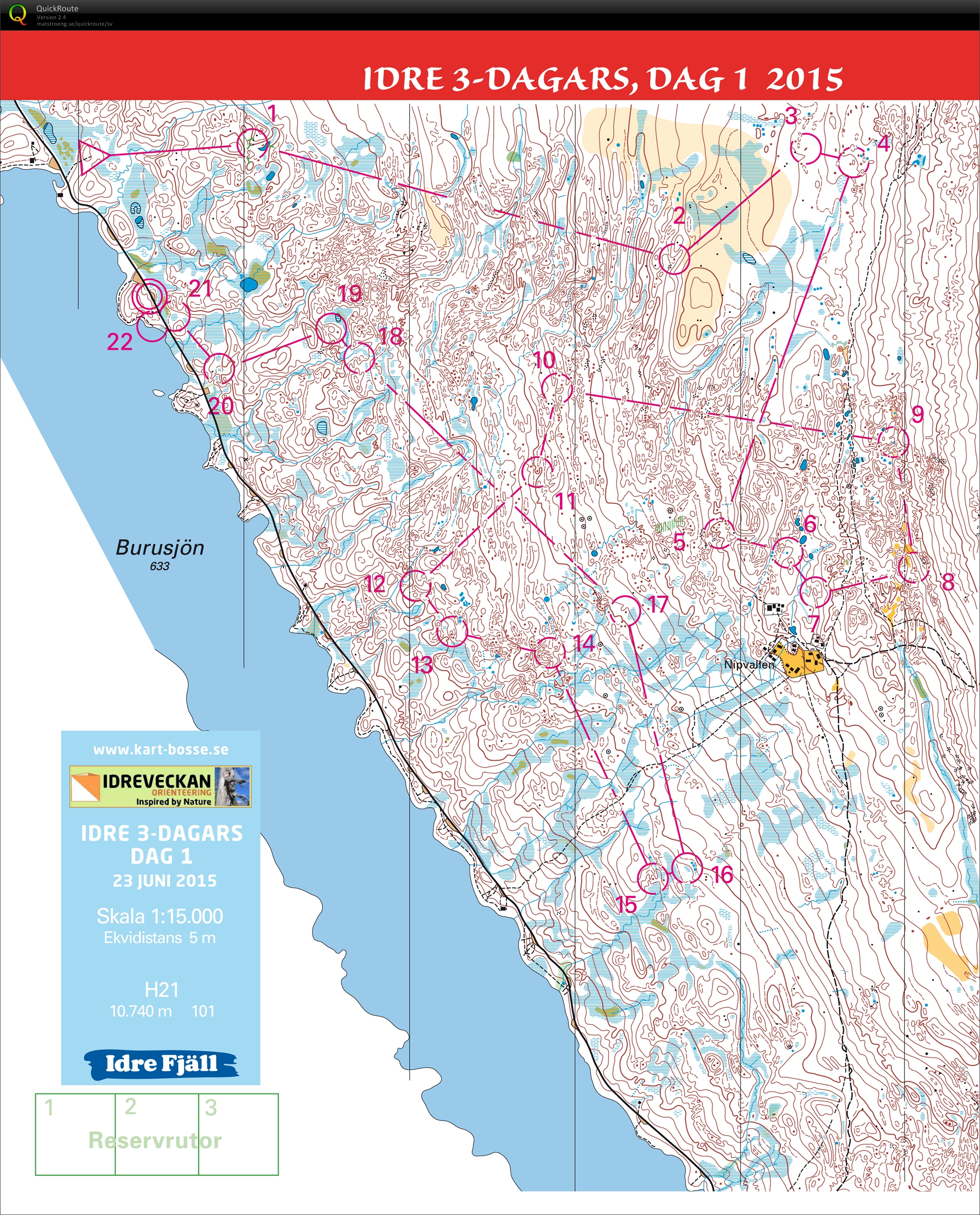Idre 3-dagars, etapp 1 (2015-06-23)