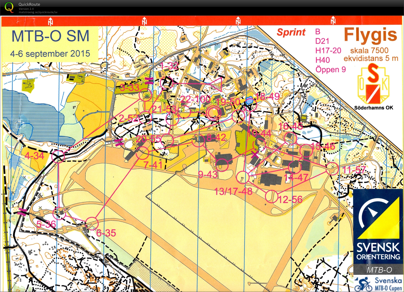 MTB-O SM, Sprint (2015-09-04)