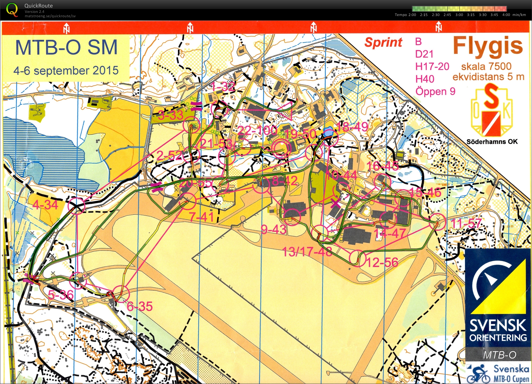 MTB-O SM, Sprint (2015-09-04)
