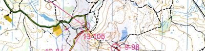 MTB-O SM, Lång, del 2