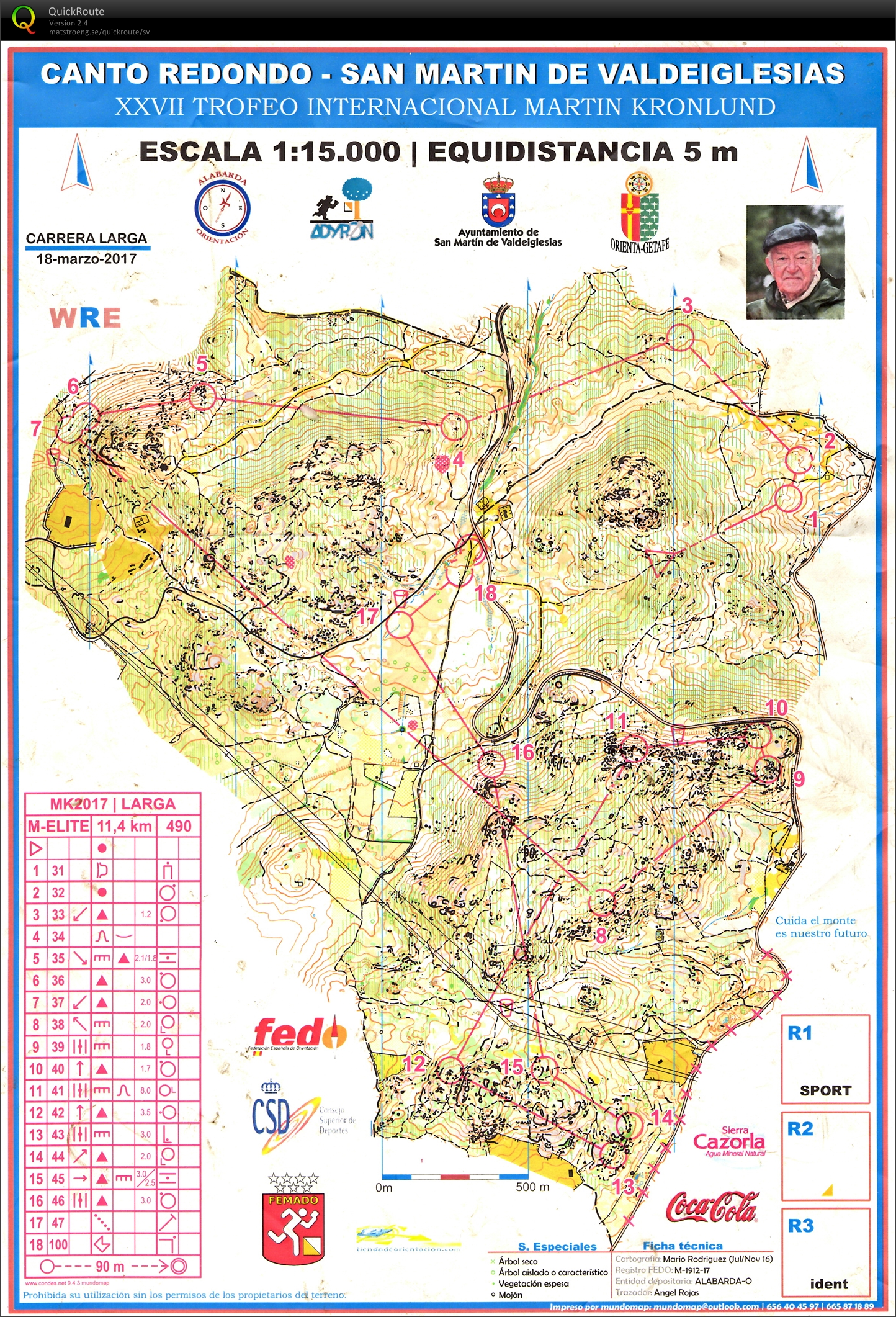 XXVII Trofeo International Martin Kronlund, Lång (2017-03-18)