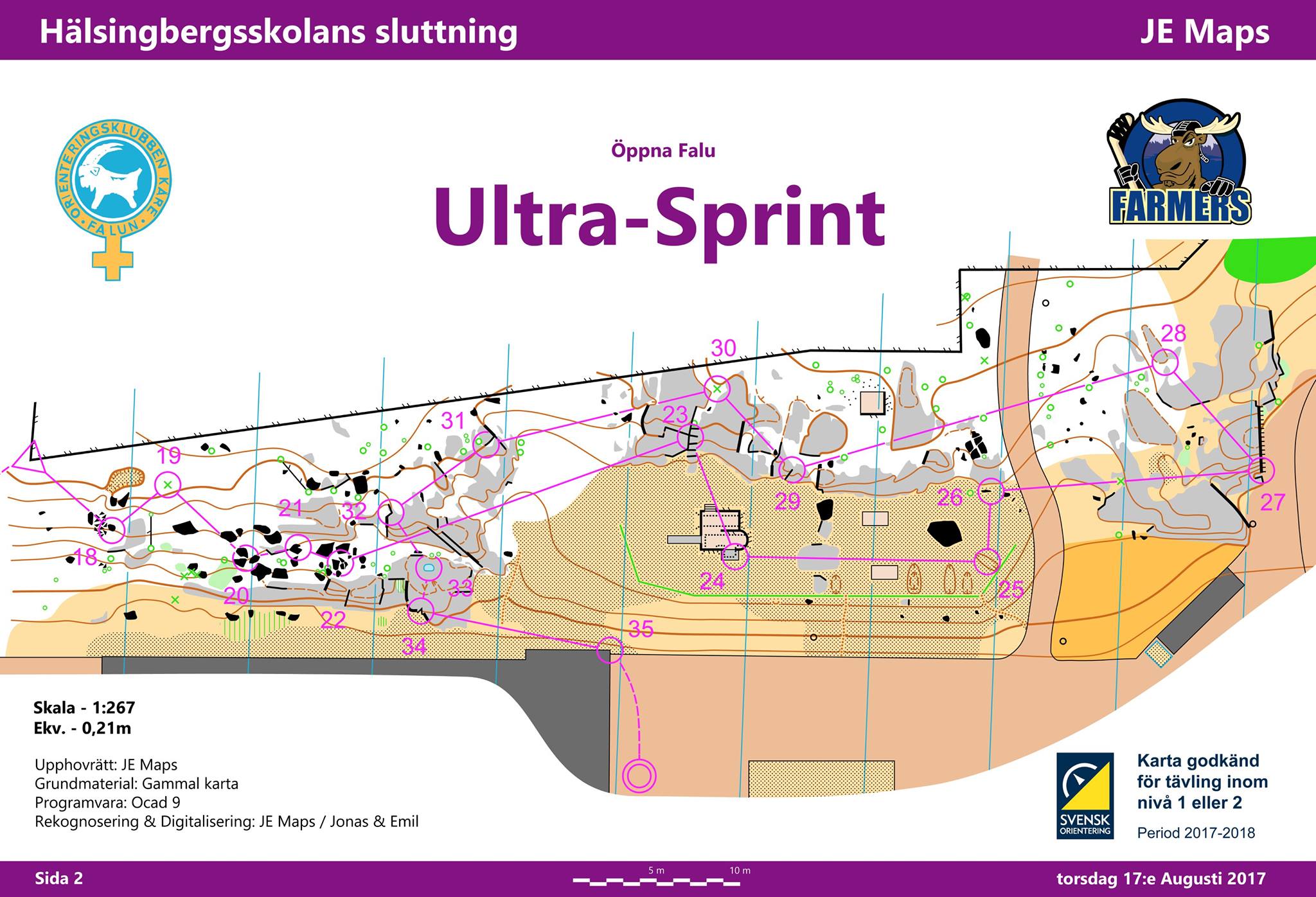 Öppna Falumästerskapen Ultrasprint, del 2 (2017-08-17)