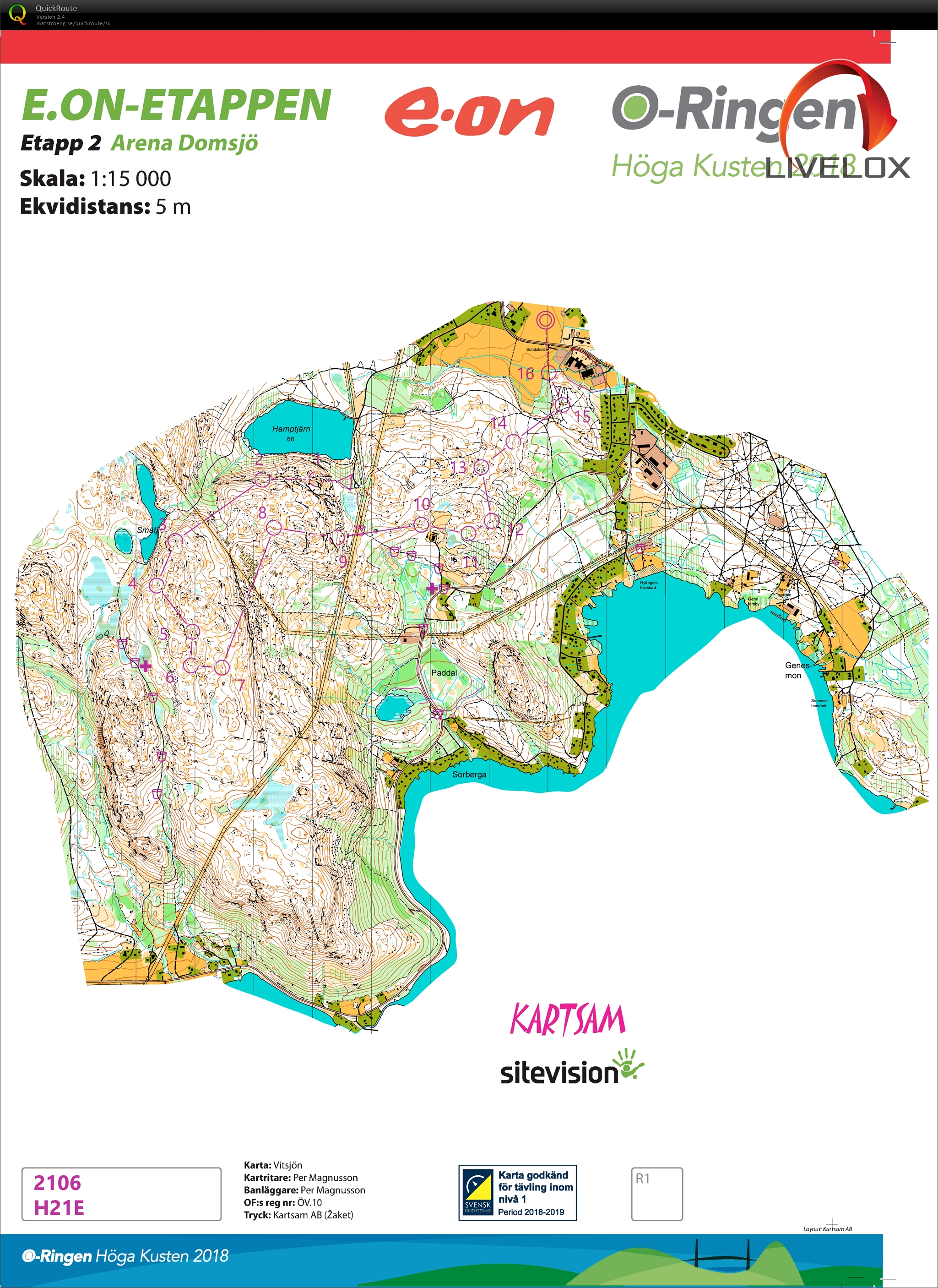 O-ringen, Etapp 2 (2018-07-23)