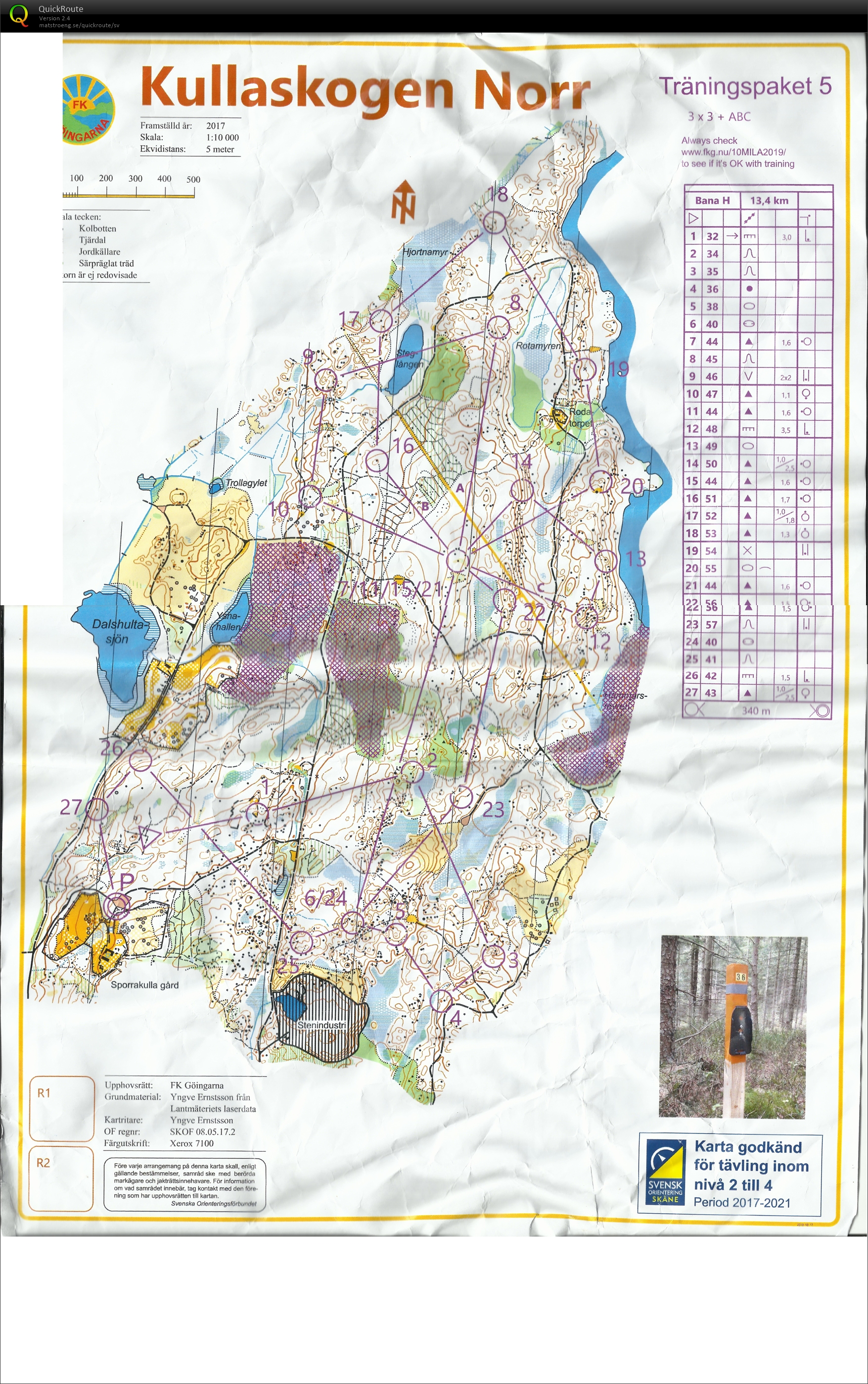 10-Milaläger, Långdistans (2018-10-29)