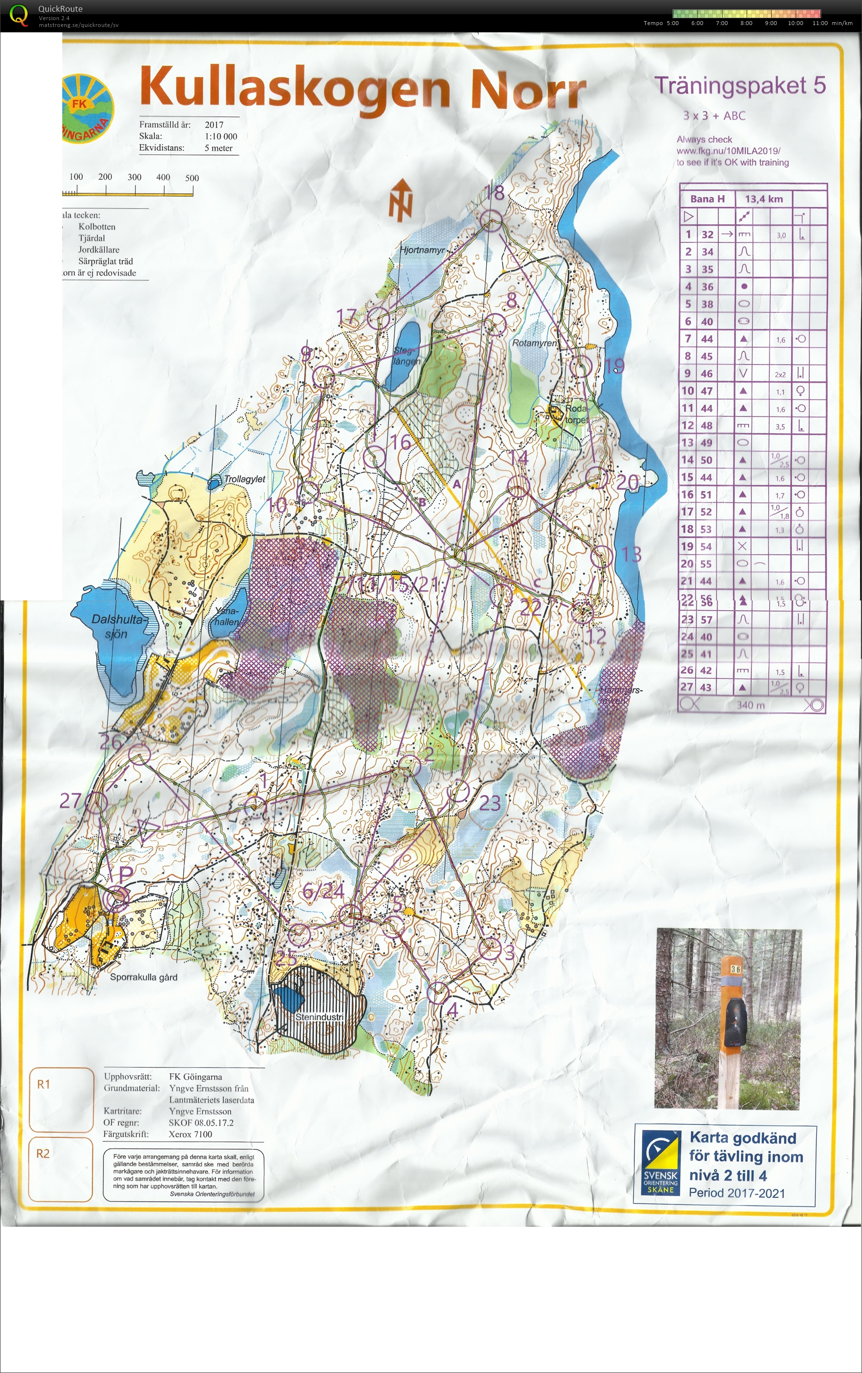 10-Milaläger, Långdistans (2018-10-29)
