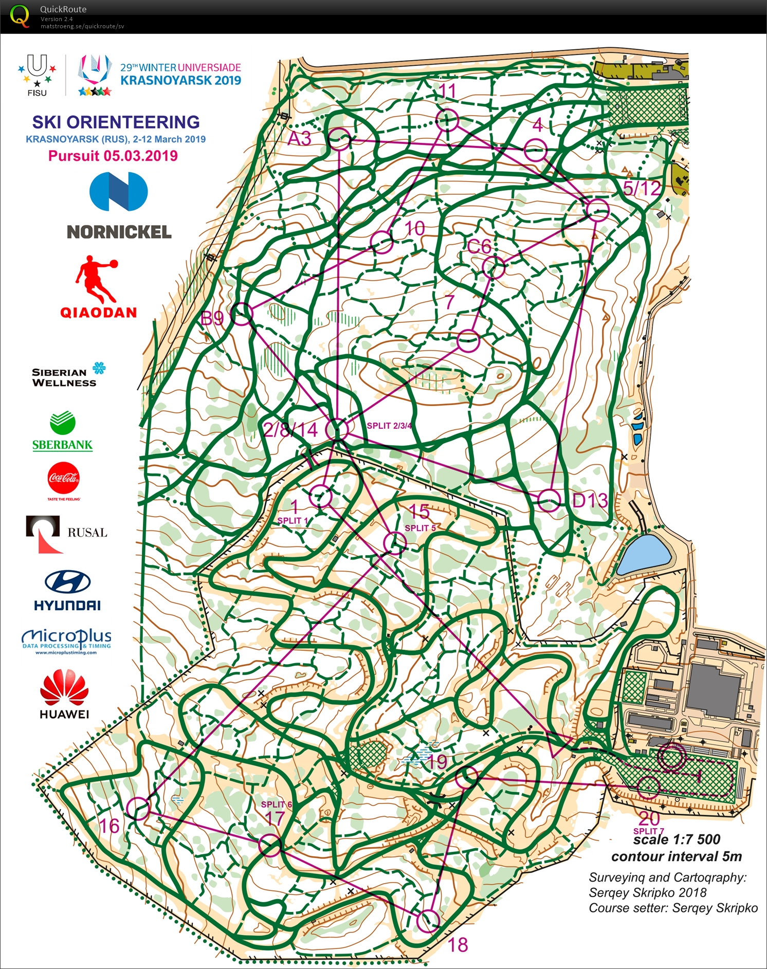 Universiaden, Jaktstart (2019-03-05)